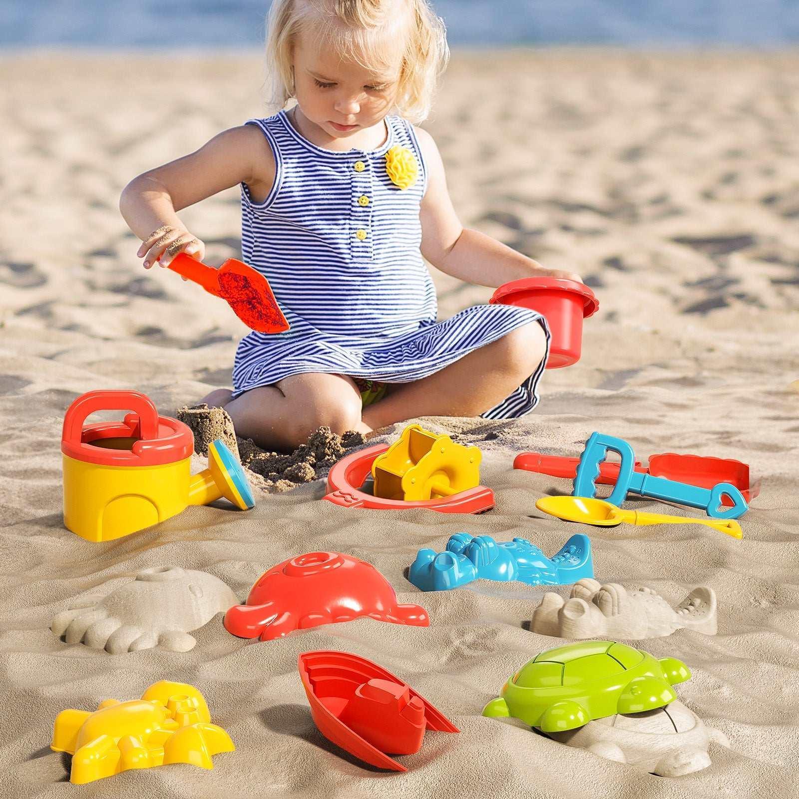 Dinosaur Planet Kids Sand Water Table for Toddlers, 3-Tier Sand and Water Play Table Toys for Toddlers Kids, Activity Sensory Tables Outside Beach Toys for Toddler Boys Girls Age 1-3 3-5Gift - Image 8