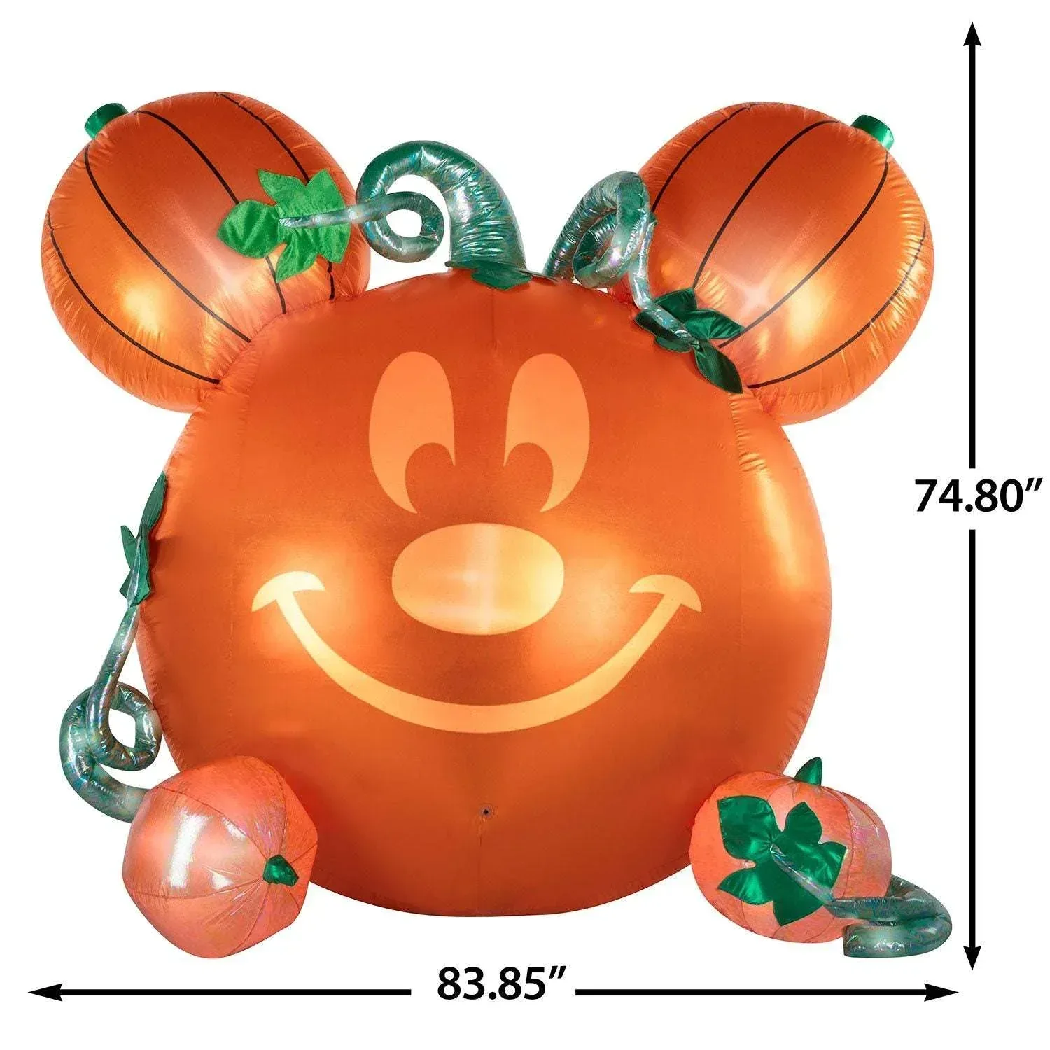 Disney 7' Mickey Mouse Emote Glow Airblown - Image 4