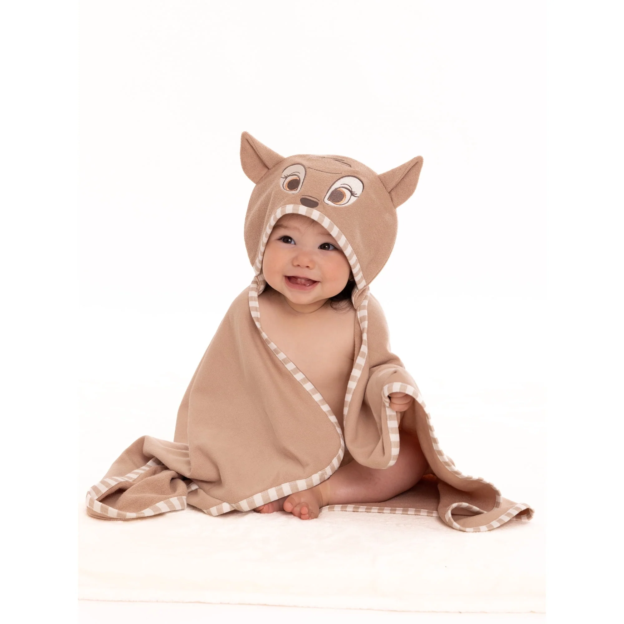 Disney Baby Wishes and Dreams Character Infant Baby Bath Set with Hooded Towel and Washcloths, 3-Piece, One Size - Image 5