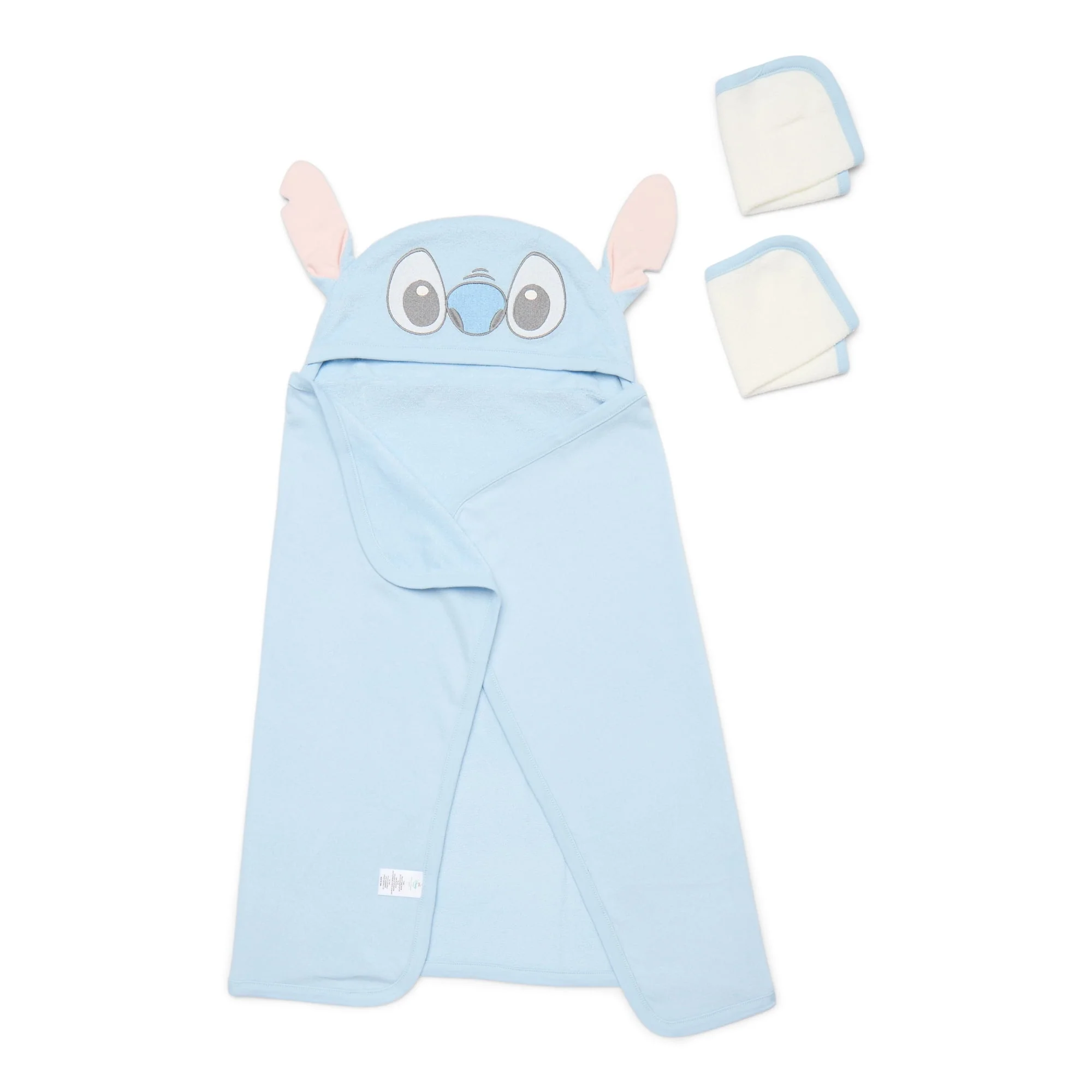 Disney Baby Wishes and Dreams Character Infant Baby Bath Set with Hooded Towel and Washcloths, 3-Piece, One Size - Image 8