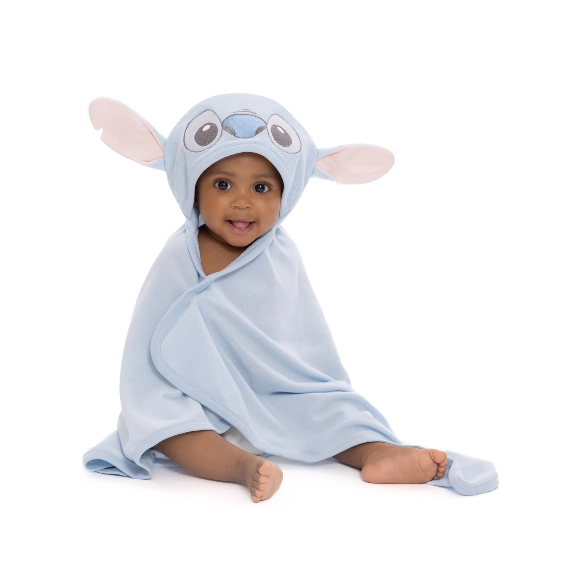 Disney Baby Wishes and Dreams Character Infant Baby Bath Set with Hooded Towel and Washcloths, 3-Piece, One Size - Image 9