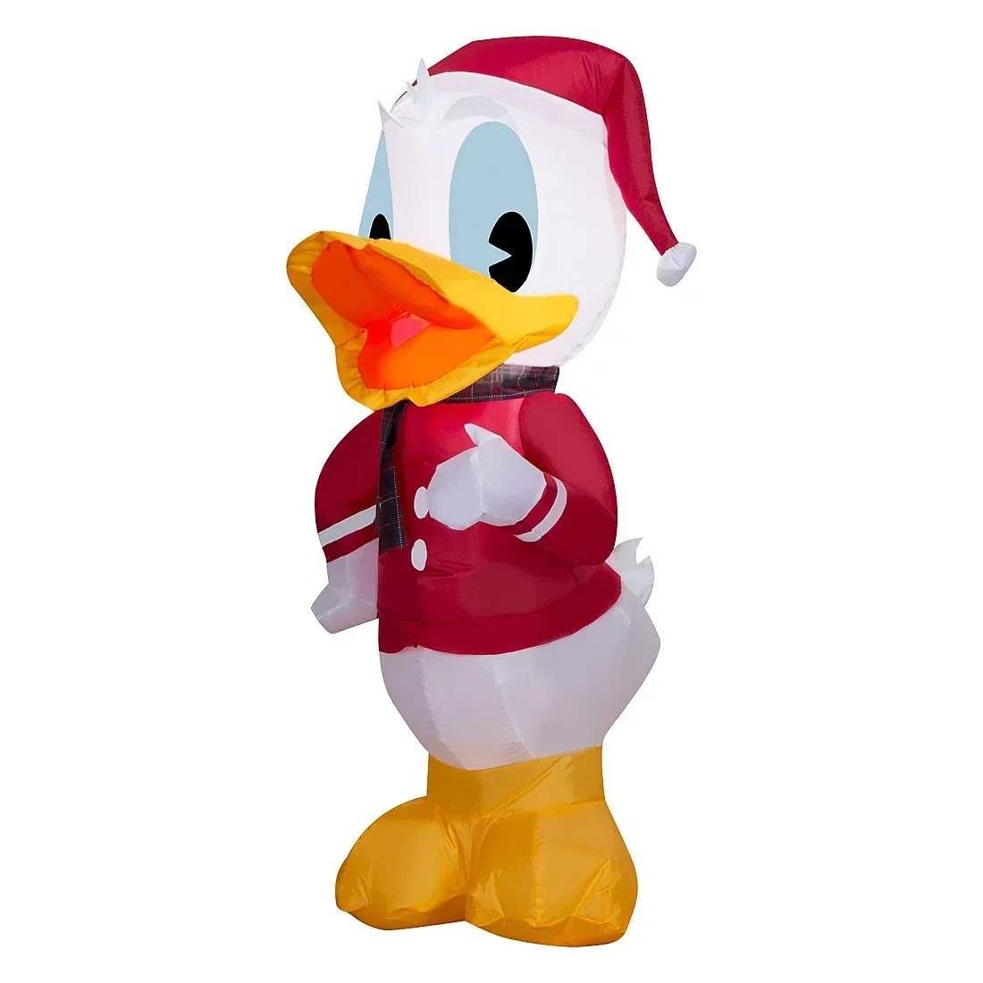 Disney Christmas 3.5' Inflatable Donald Duck in Santa Suit - Image 2