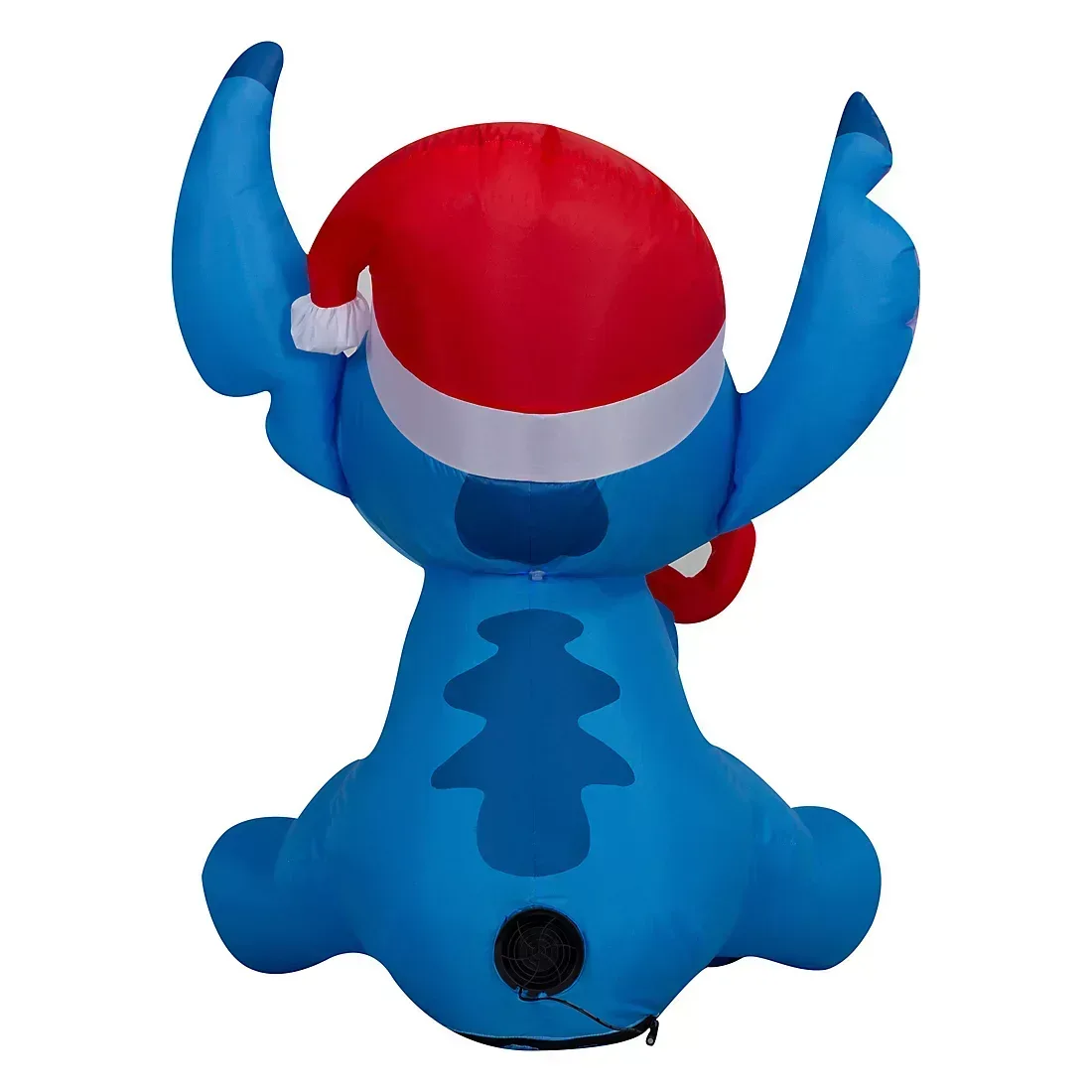 Disney Christmas 3' Inflatable Stitch in Santa Hat - Image 3