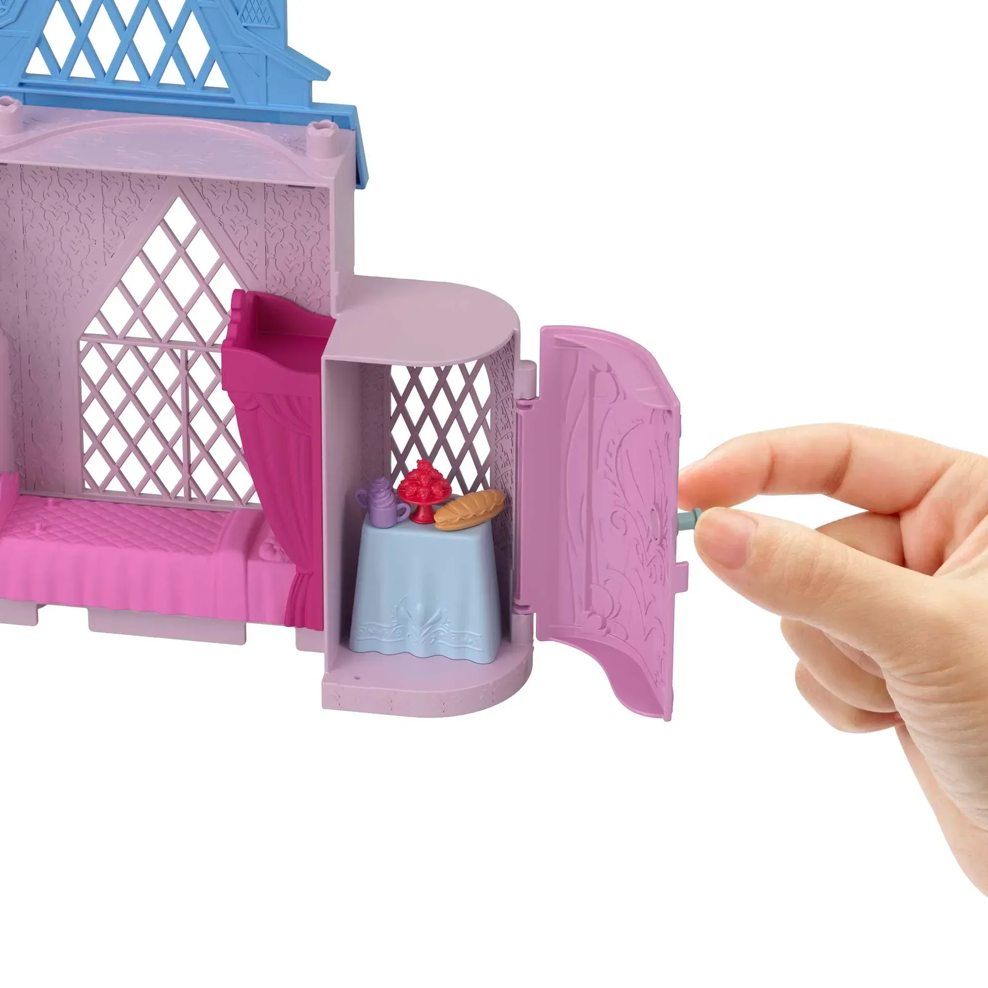 Disney Frozen Storytime Stackers Playset, Anna’s Arendelle Castle Dollhouse with Small Doll - Image 5