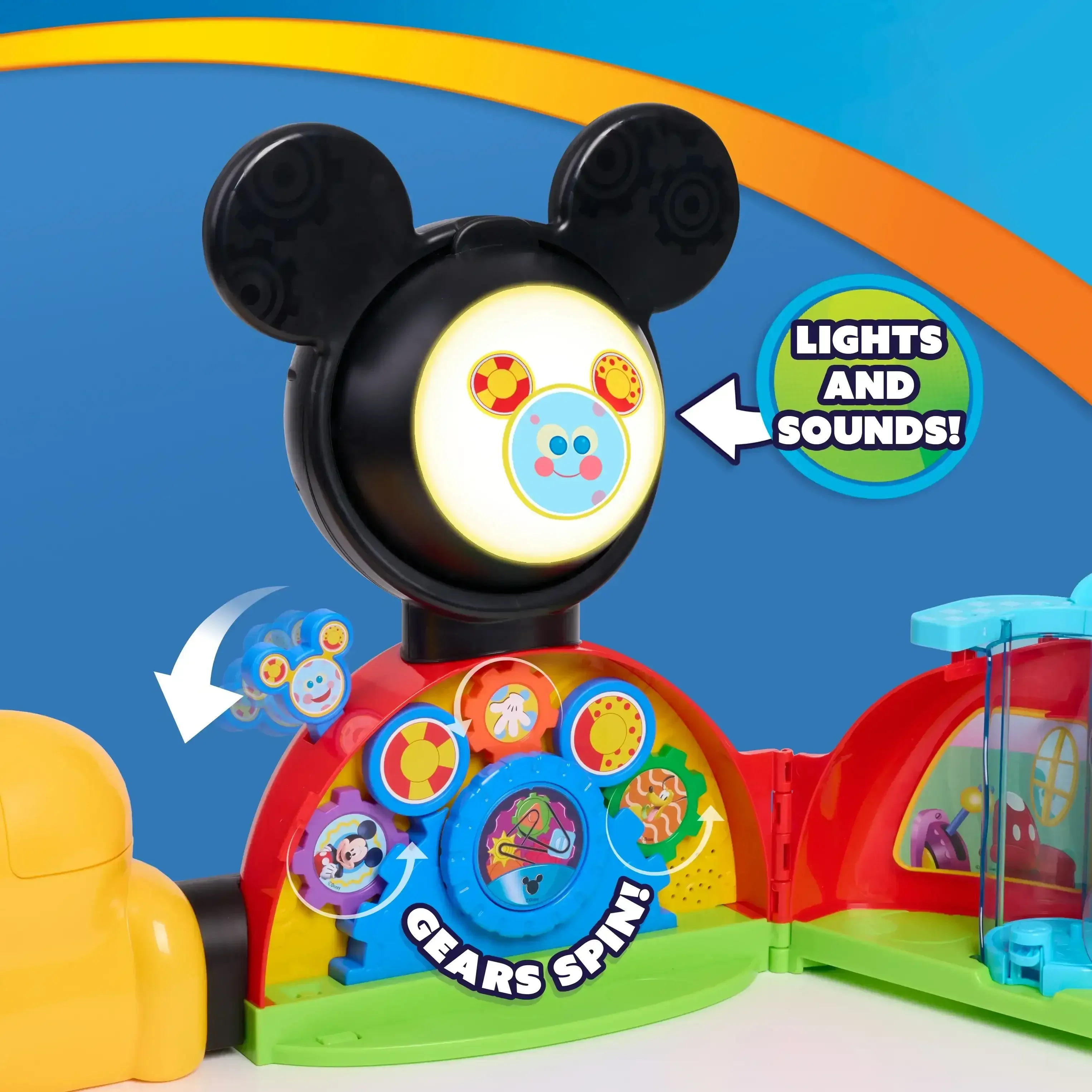 Disney Jr. Mickey Mouse 28-inch Clubhouse Deluxe Playset, 16-pieces, Kids Ages 3 and up - Image 4
