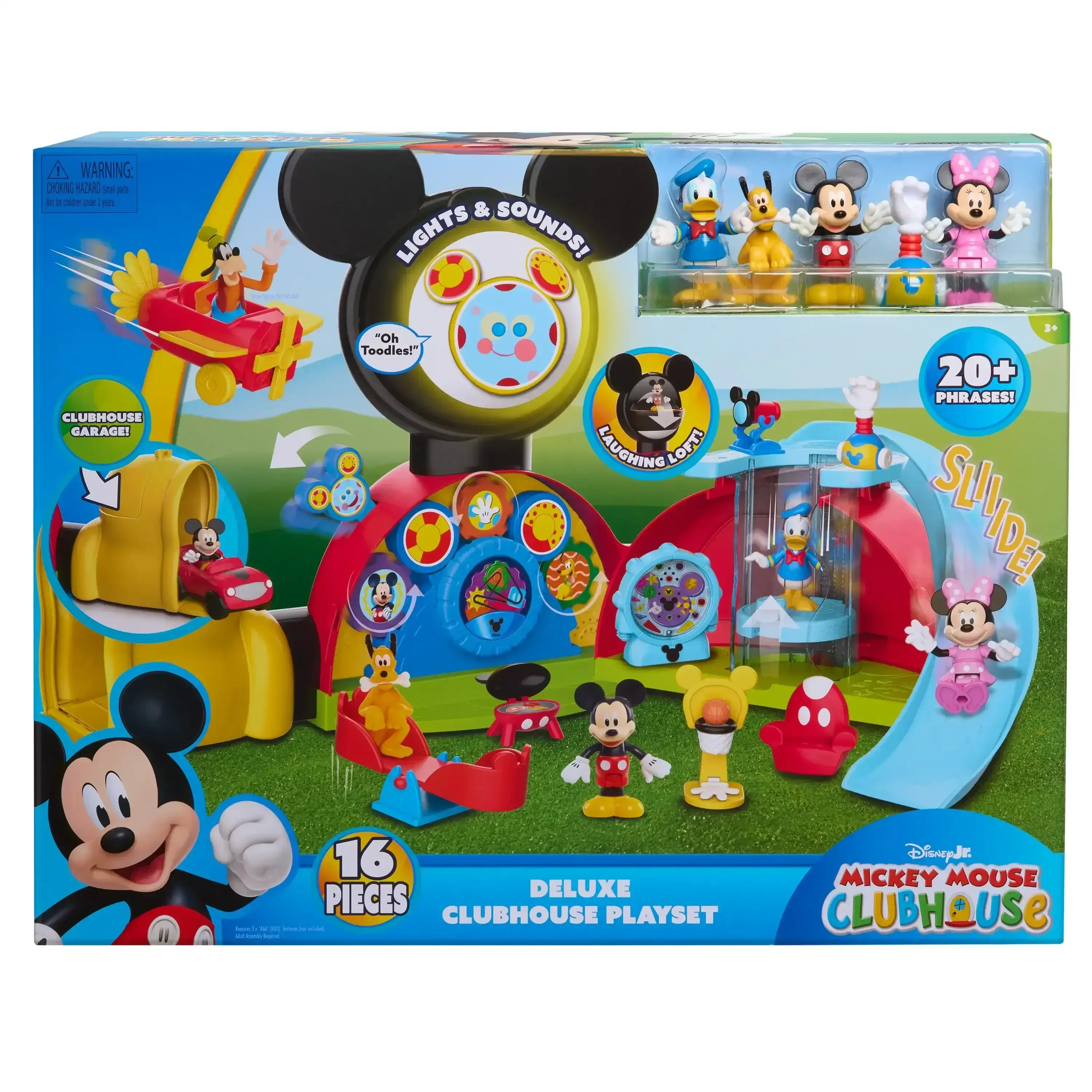 Disney Jr. Mickey Mouse 28-inch Clubhouse Deluxe Playset, 16-pieces, Kids Ages 3 and up - Image 8
