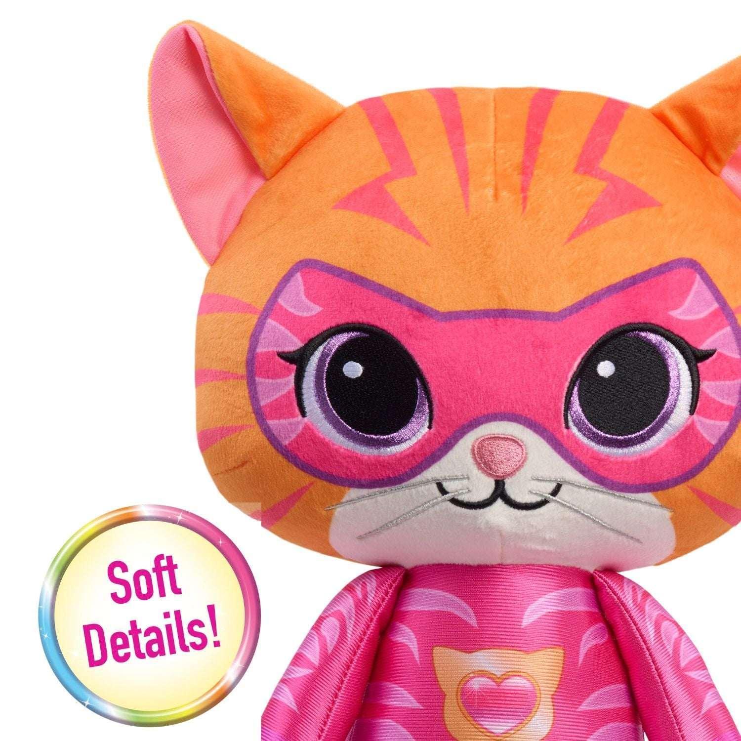Disney Jr. SuperKitties 15-inch Large Plush Ginny Stuffed Animal, Toy for Kids Ages 2 and up - Image 4