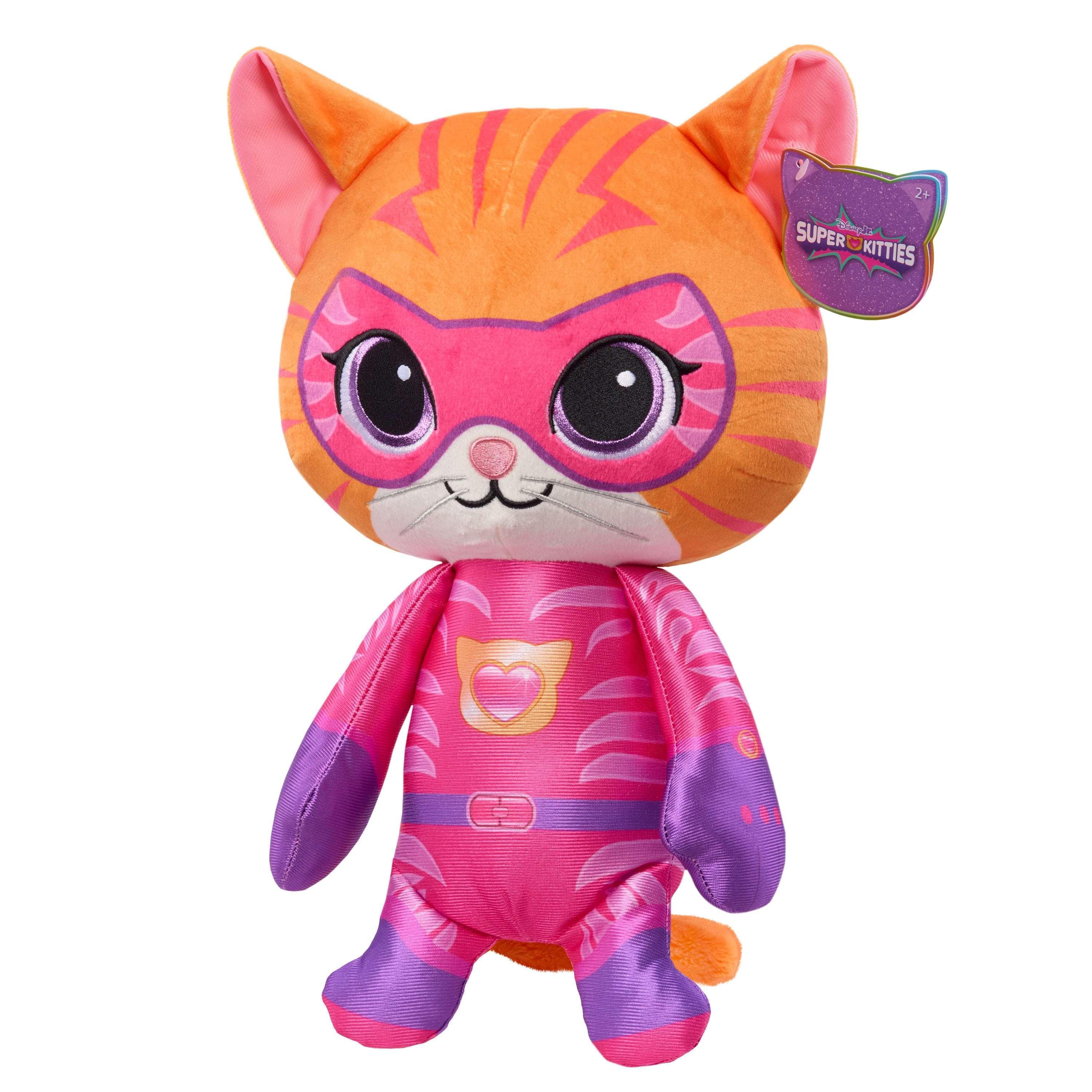 Disney Jr. SuperKitties 15-inch Large Plush Ginny Stuffed Animal, Toy for Kids Ages 2 and up - Image 5