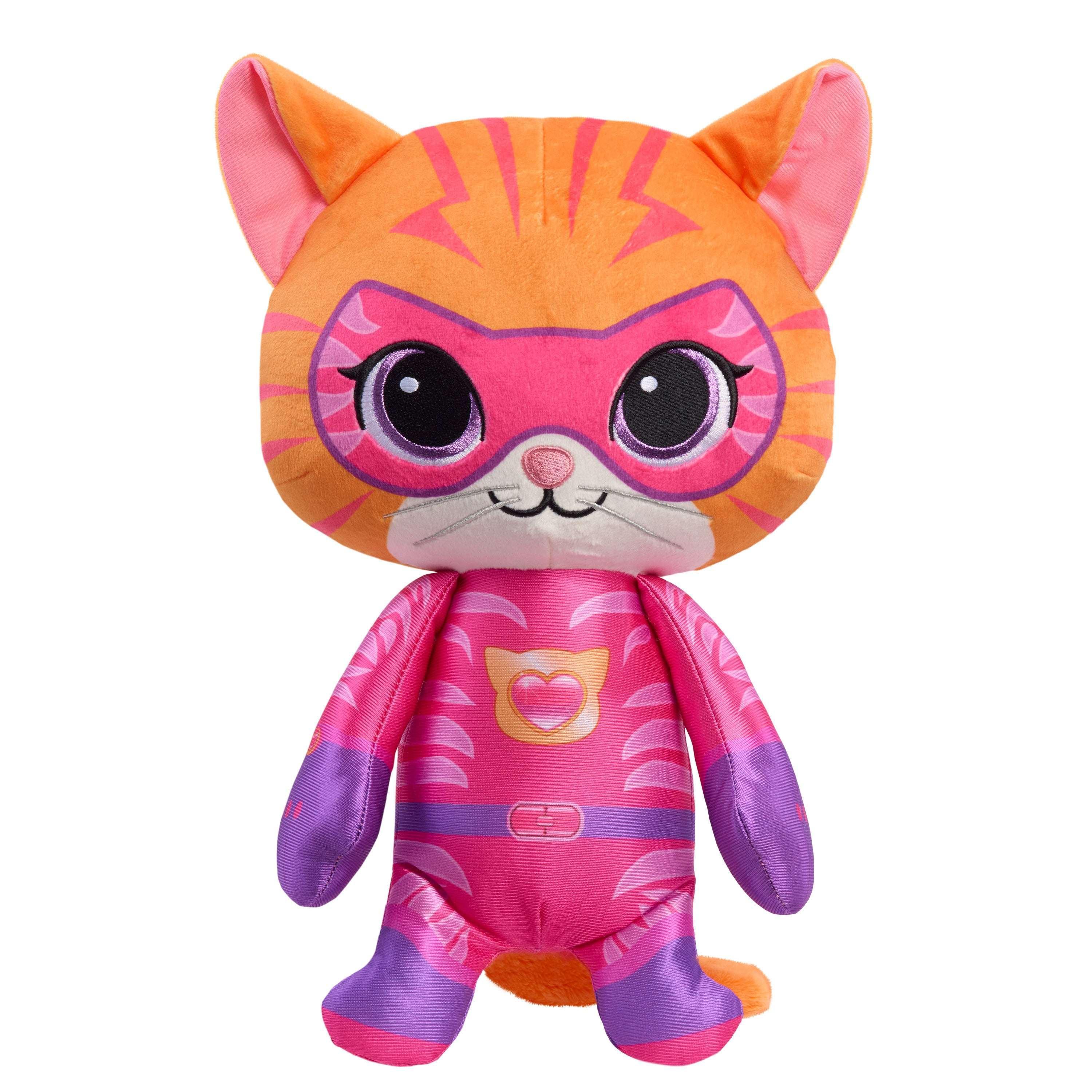 Disney Jr. SuperKitties 15-inch Large Plush Ginny Stuffed Animal, Toy for Kids Ages 2 and up - Image 6