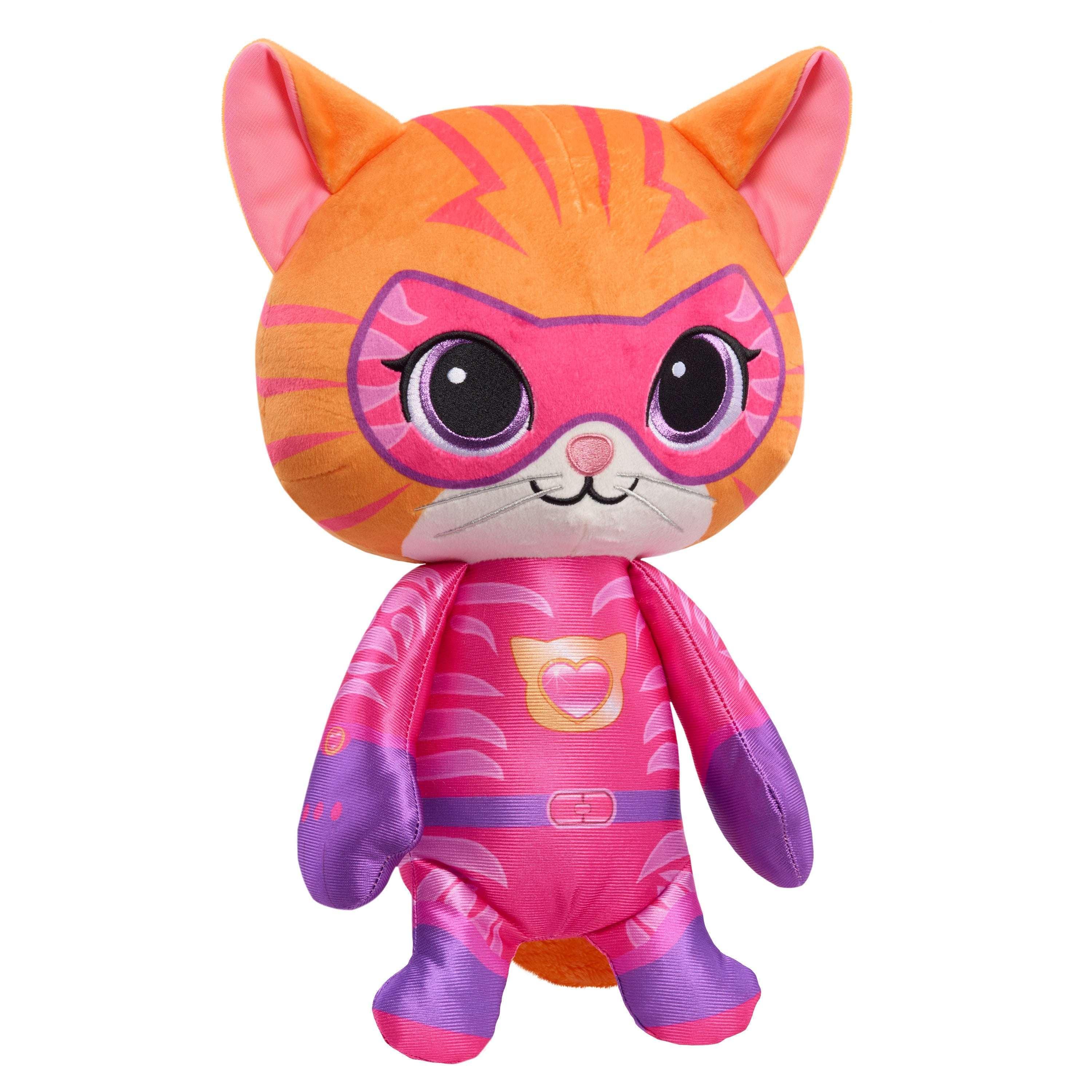 Disney Jr. SuperKitties 15-inch Large Plush Ginny Stuffed Animal, Toy for Kids Ages 2 and up - Image 7