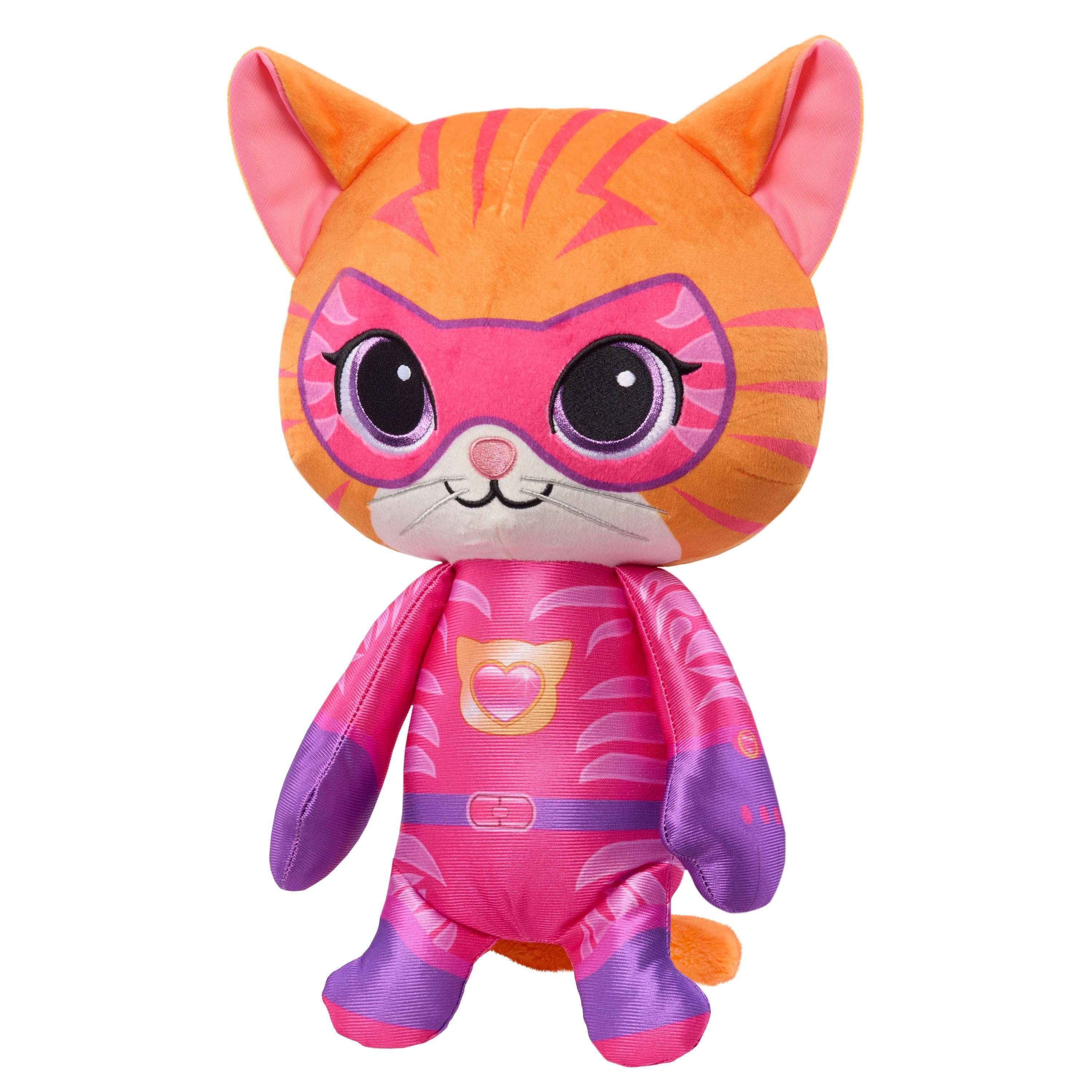 Disney Jr. SuperKitties 15-inch Large Plush Ginny Stuffed Animal, Toy for Kids Ages 2 and up - Image 8