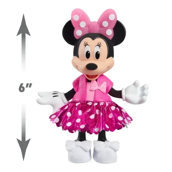Disney Junior Minnie Mouse Fabulous Fashion Doll and Accessories, Pretty In Pink Baby and Toddler Toys - Image 4