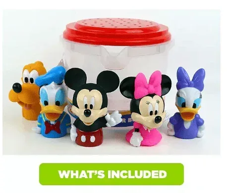 Disney Licensed Bath Bucket 5-Piece Set (Various Styles) - Image 2