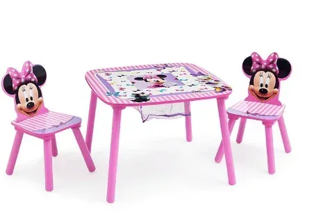 Disney Minnie Mouse Table and Chair Set with Storage by Delta Children - Image 3