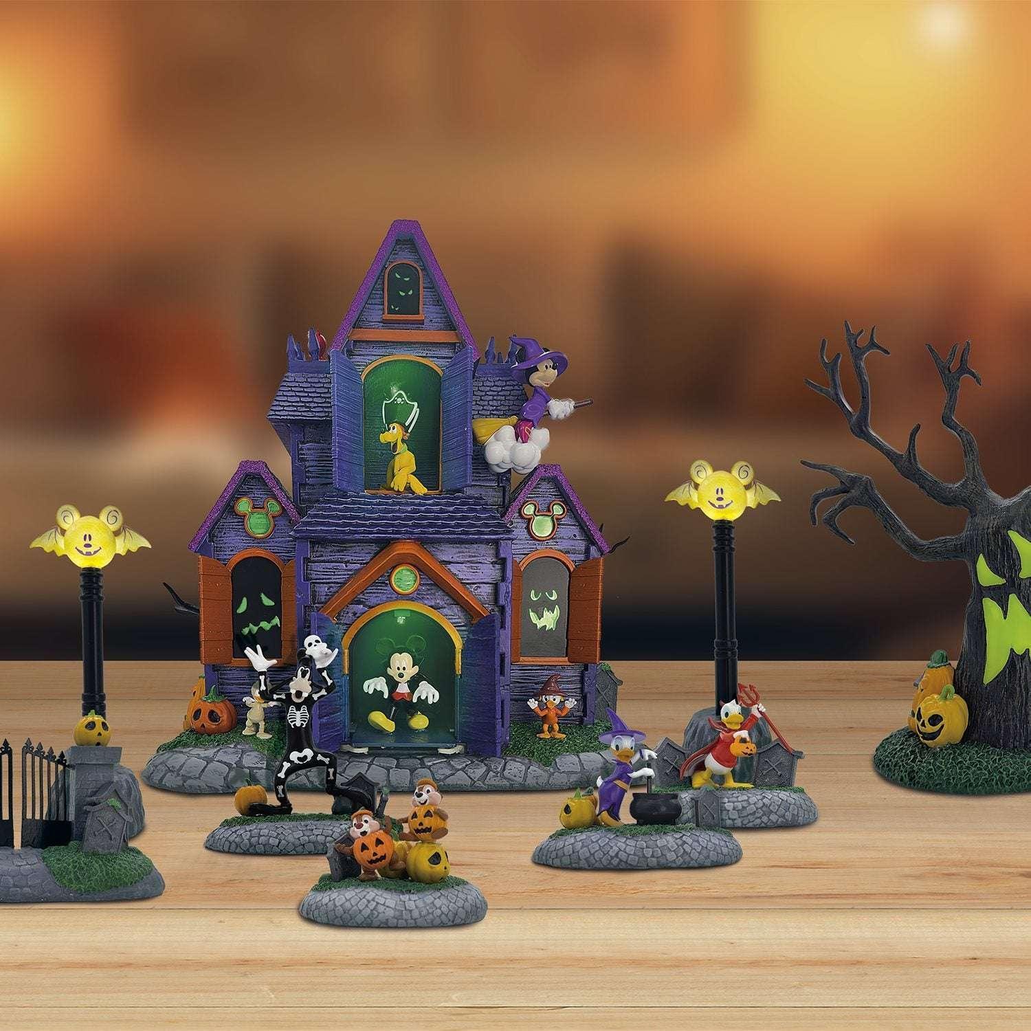 Disney Pre-Lit Animated Halloween Village, 9 pc. - Image 2