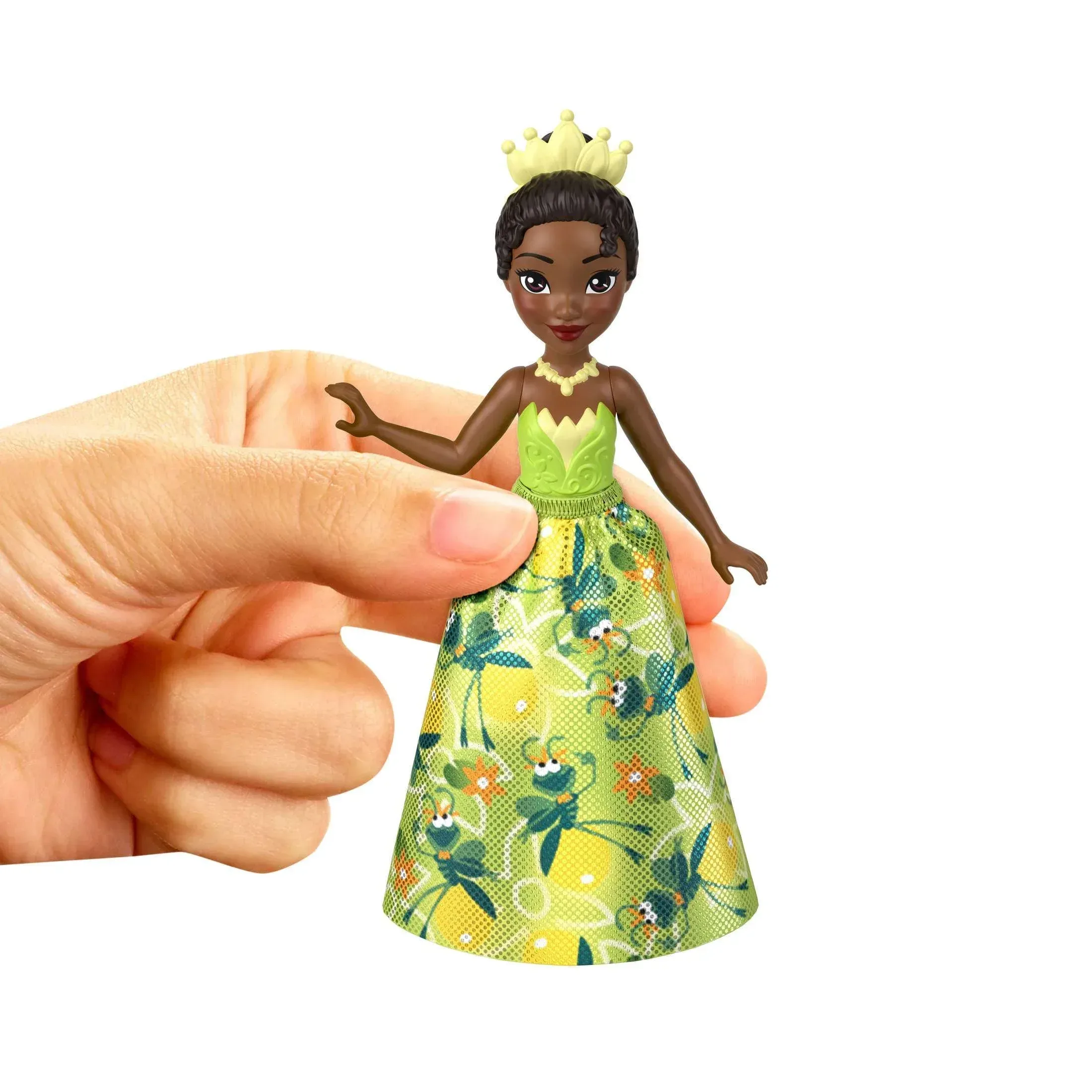 Disney Princess & Friends Set with 5 Small Dolls in Sparkling Outfits & 5 Friend Figures - Image 5