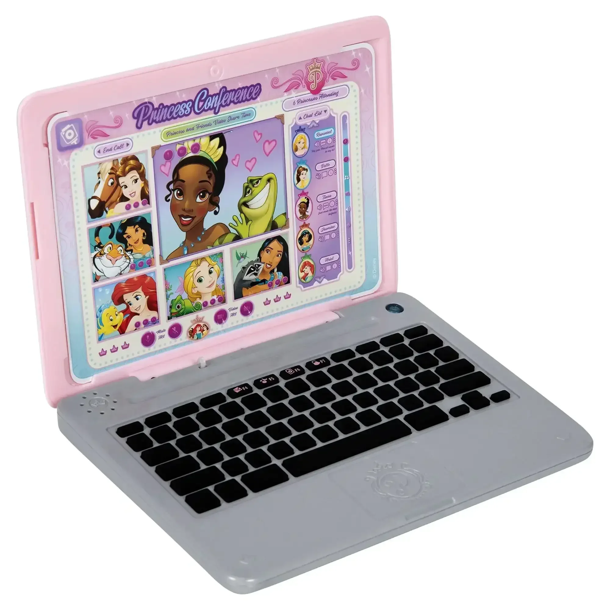 Disney Princess Style Collection Pink Pretend Laptop with Play Earbuds 5 Ways to Play 0.89Pound - Image 12