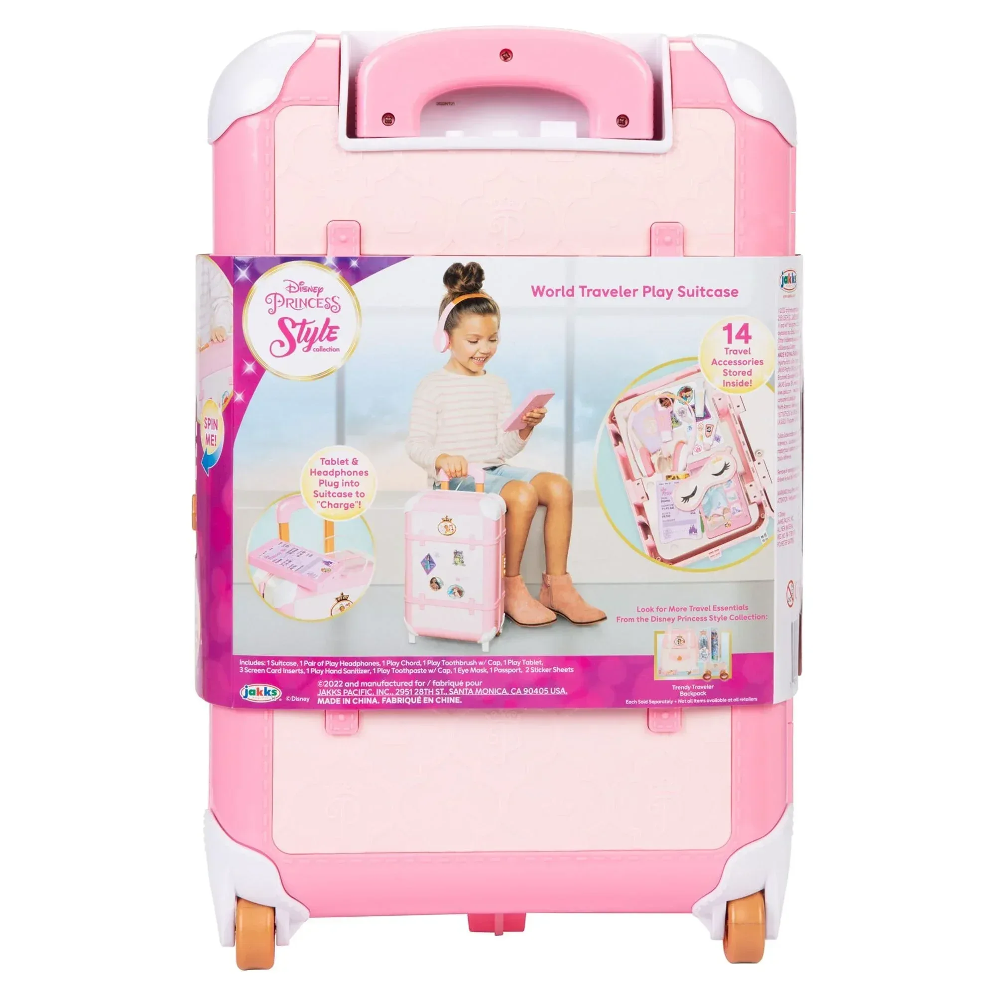 Disney Princess Style Collection World Traveler Child Suitcase Playset - Image 2