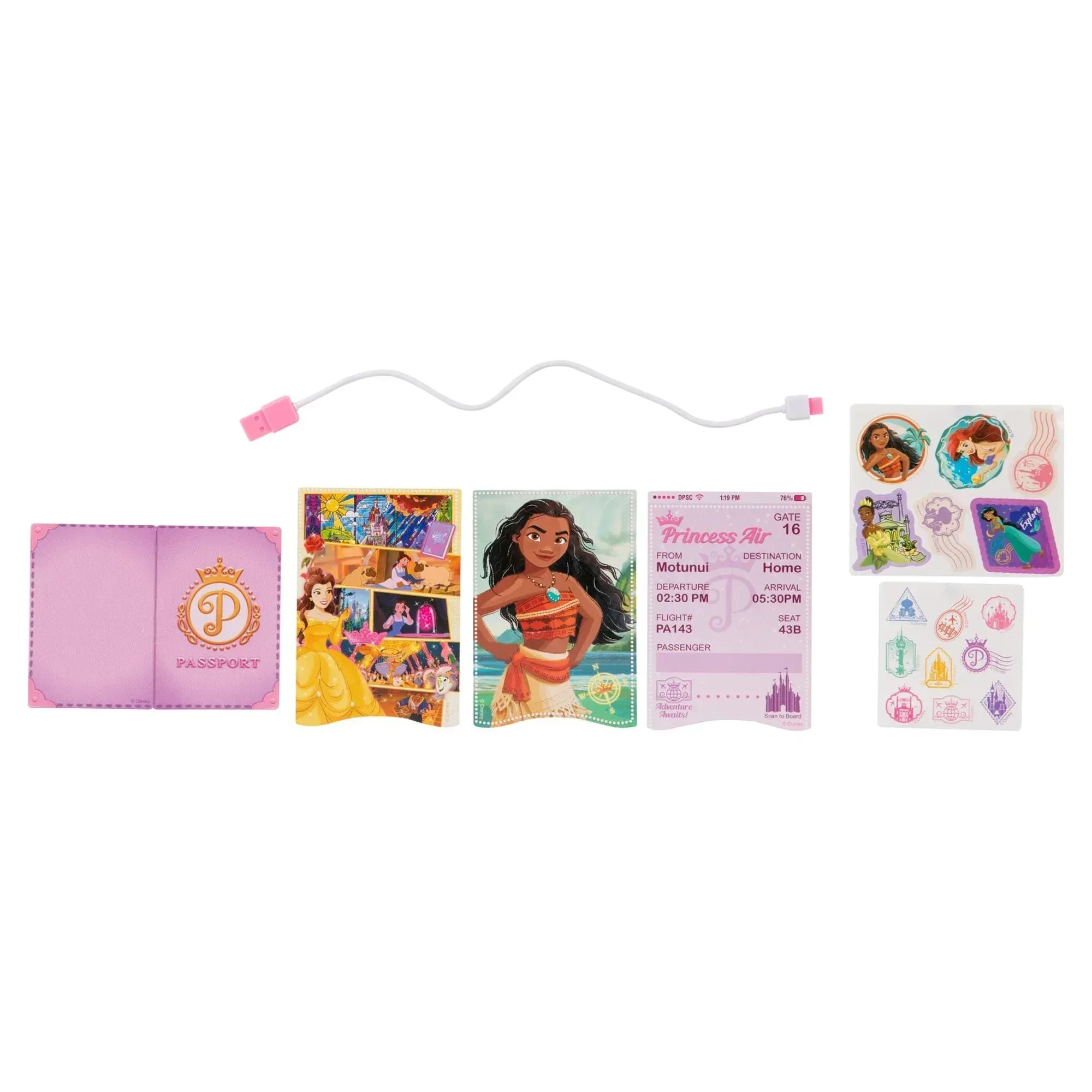 Disney Princess Style Collection World Traveler Child Suitcase Playset - Image 9