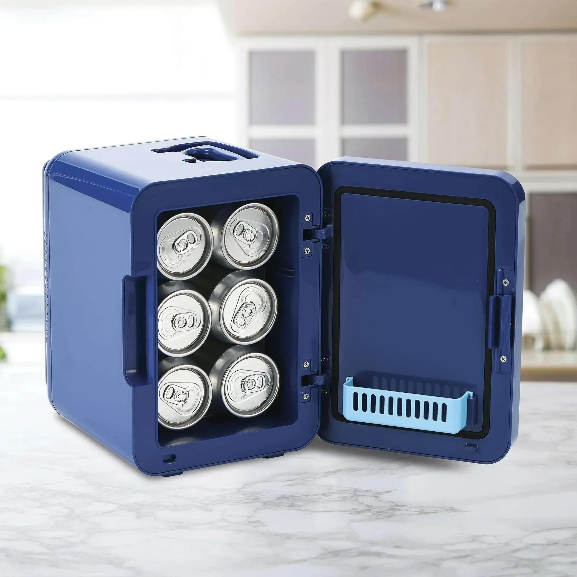 Disney Stitch Blue 6 Can AC Mini Fridge Thermoelectric Cooler 4 Litre - Image 4