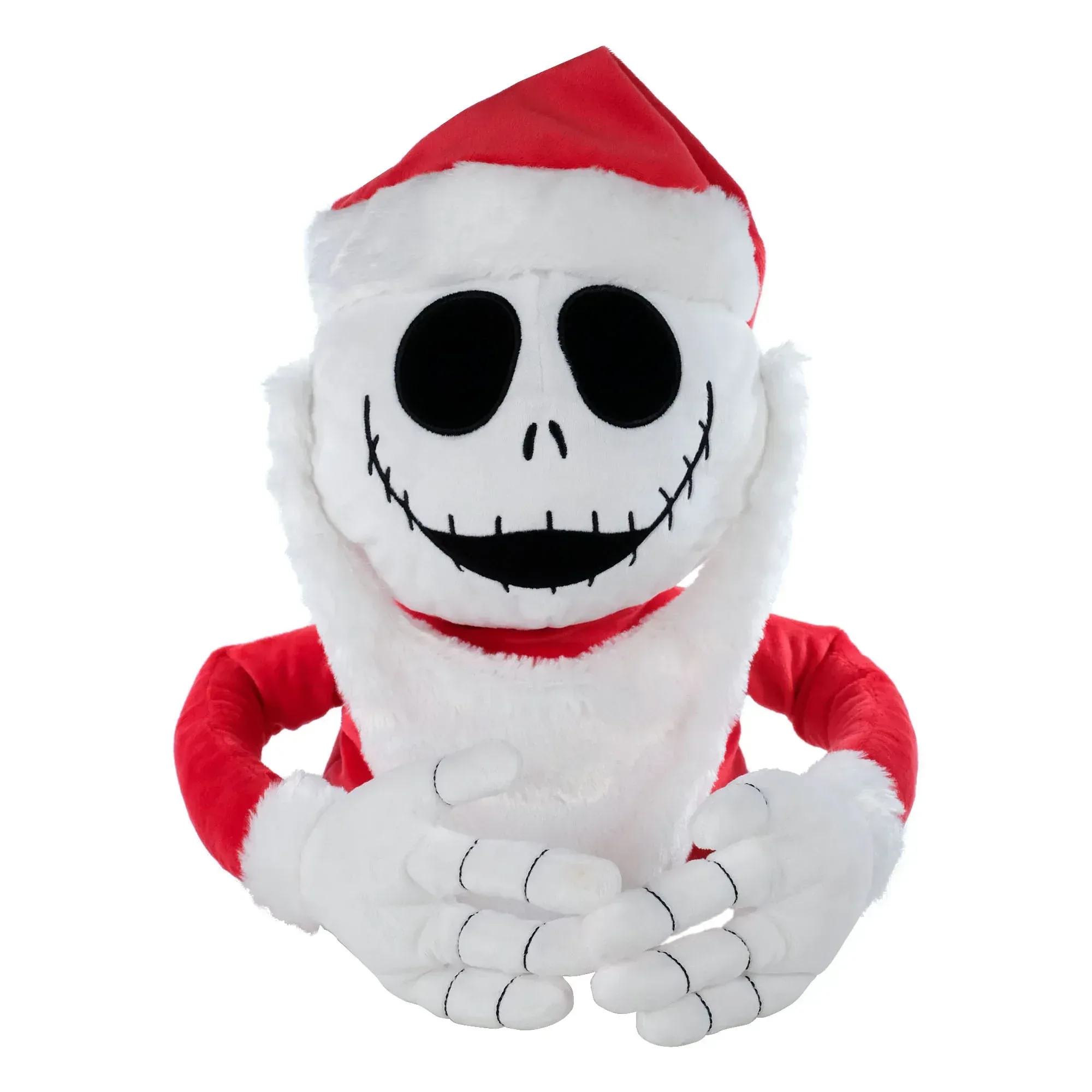 Disney, The Nightmare Before Christmas Jack Skellington Holiday Plush Tree Hugger, Black 11.5" High - Image 4