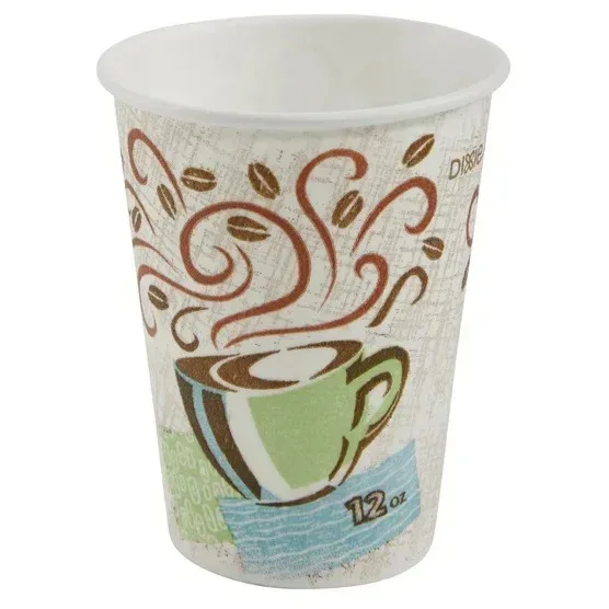 Dixie PerfecTouch 12 oz Paper Hot Cup, 500-count - Image 4