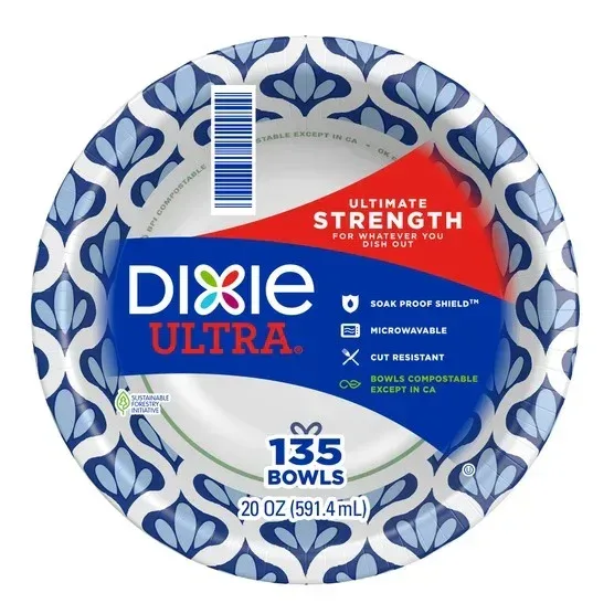 Dixie Ultra 20 oz Paper Bowl, 135-count - Image 6