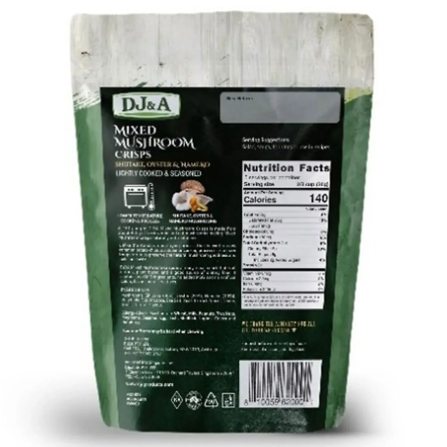 DJ&A Mixed Mushroom Crisps, 10.6 oz. - Image 2