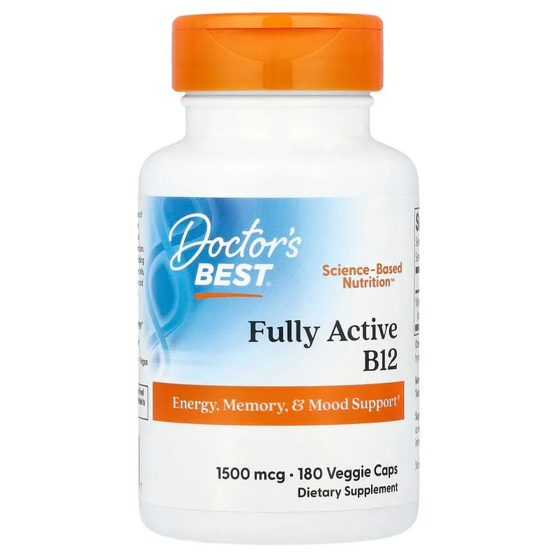 Doctor's Best, Fully Active B12, 1,500 mcg, Veggie Caps - Image 8