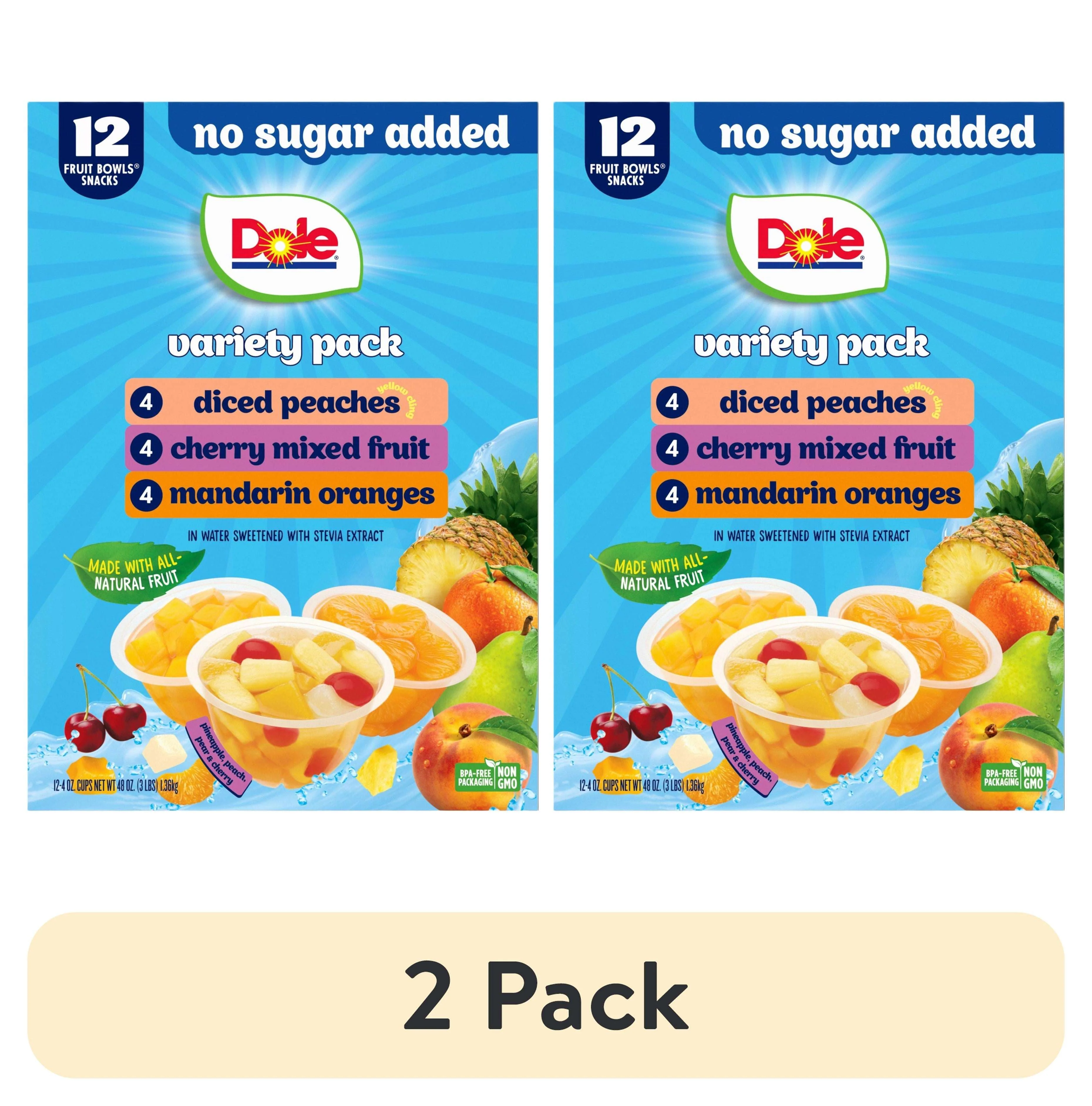 Dole Fruit Bowls No Sugar Added Variety Pack, 4 oz Cups (12 Pack) - Image 7