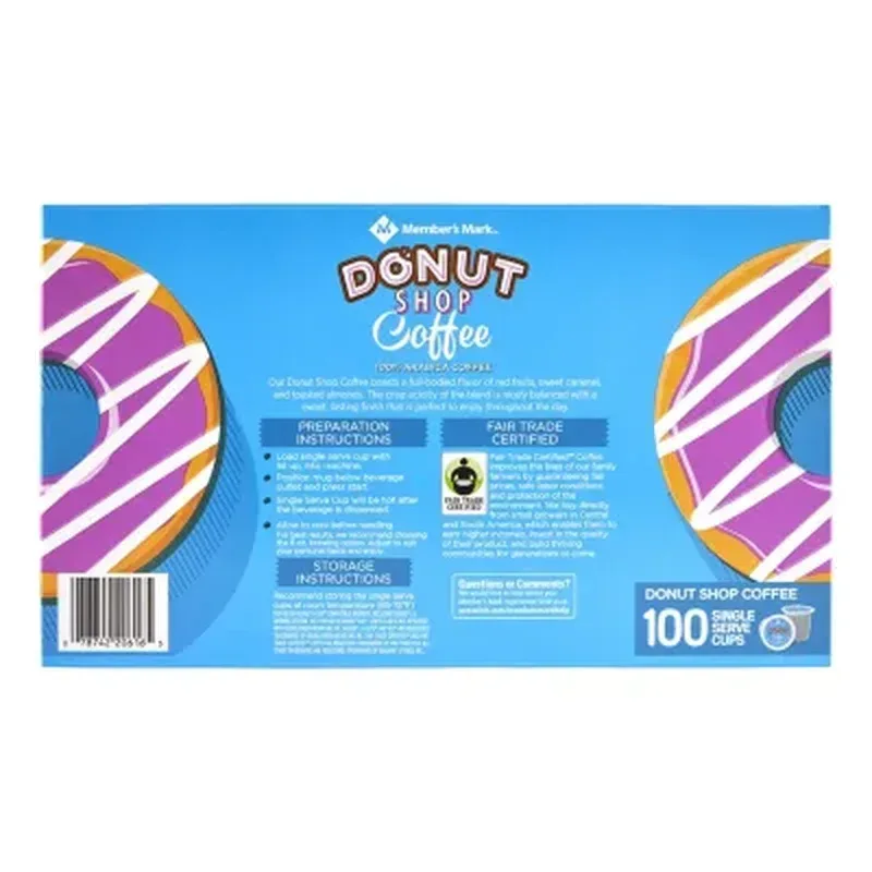 Member’s Mark Donut Shop Medium Roast Coffee Pods, 100 ct - Image 5