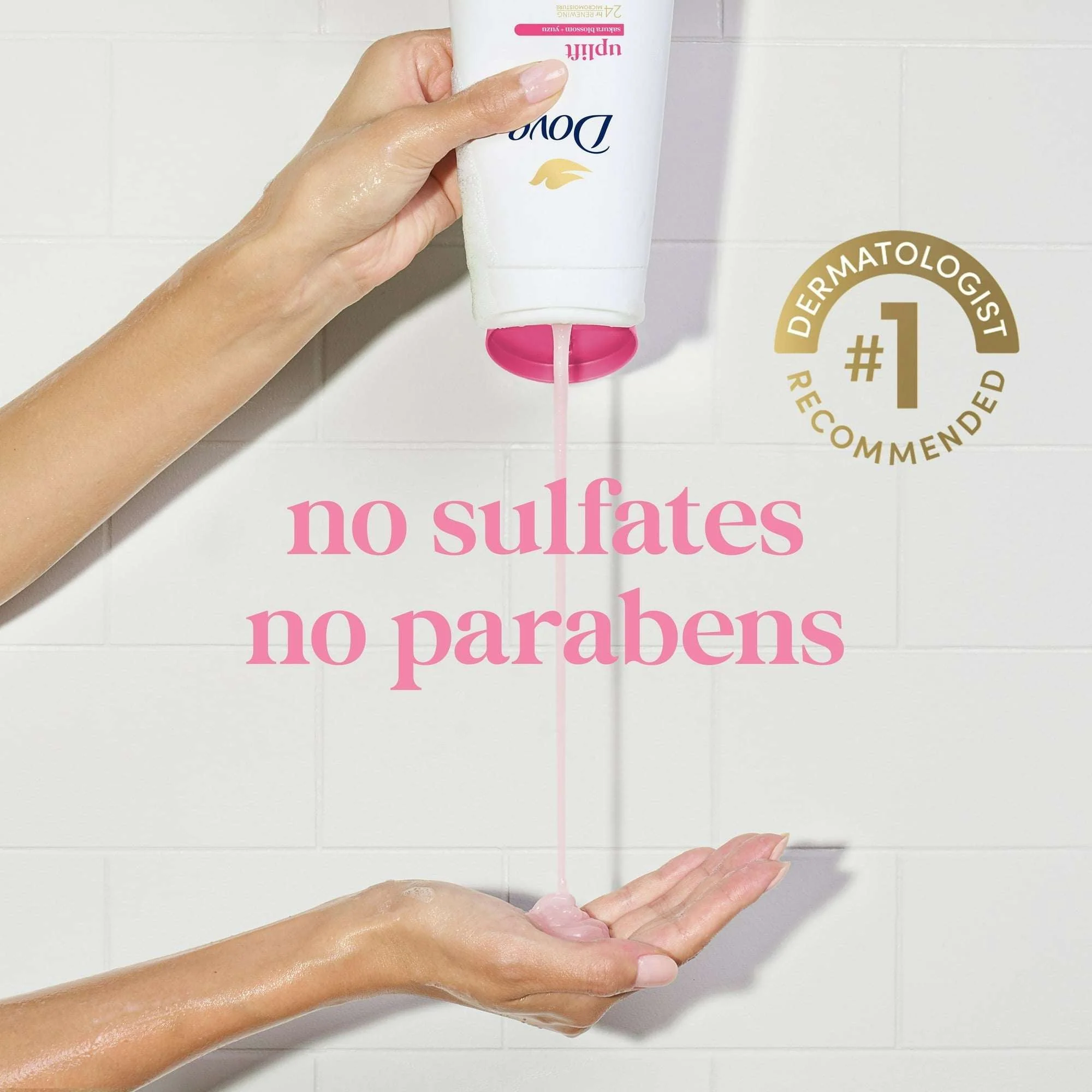 Dove Body Wash for Women Sakura Blossom & Yuzu Moisturizing Skin Cleanser with No Sulfates No Parabens, 20 oz - Image 7