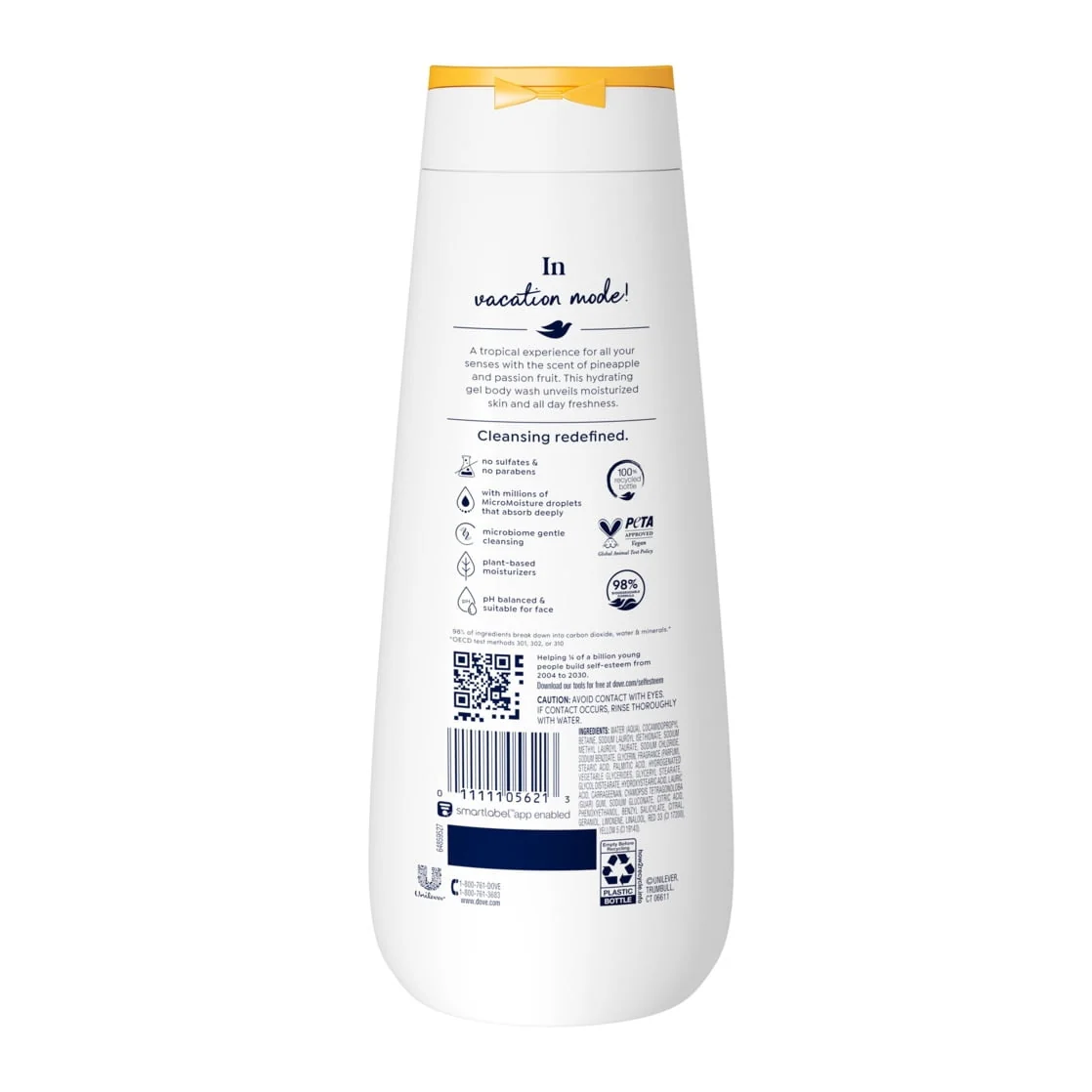 Dove Body Wash Pineapple & Passionfruit, 20 fl oz - Image 10
