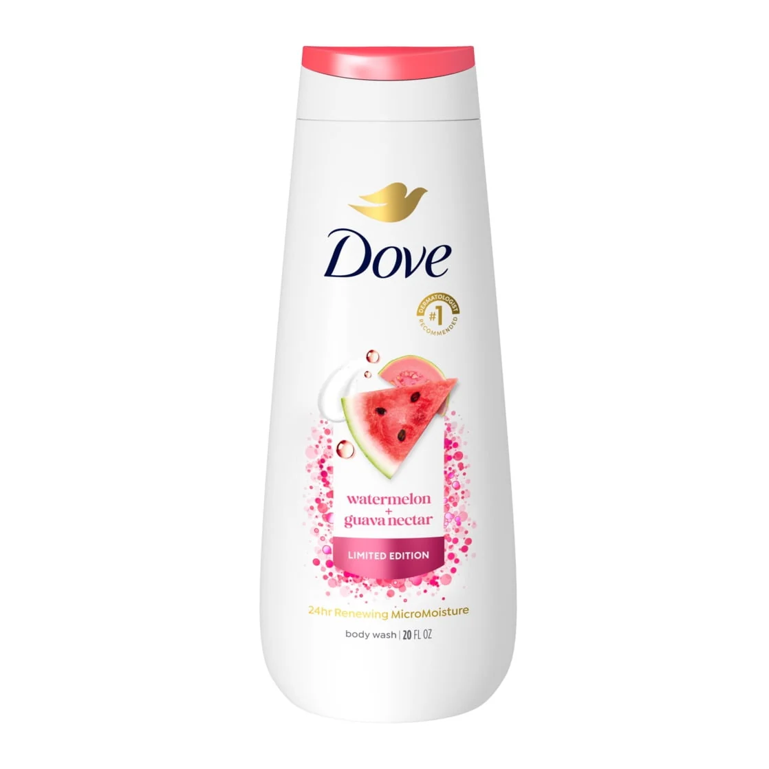 Dove Body Wash Watermelon & Guava, 20 fl oz