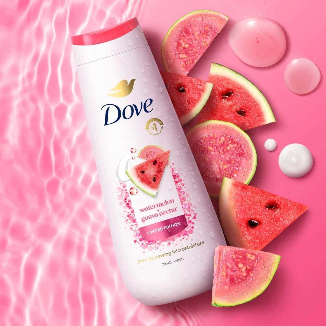Dove Body Wash Watermelon & Guava, 20 fl oz - Image 3