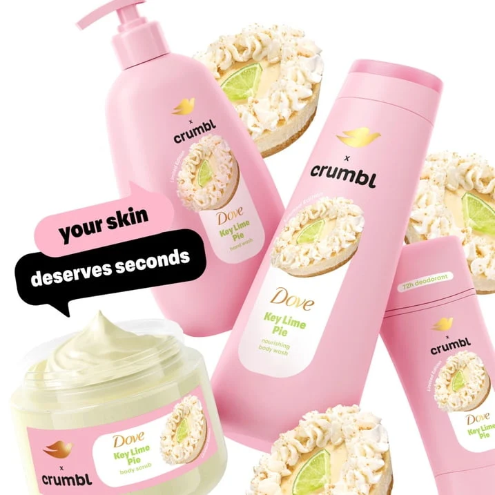 Dove Crumbl Limited Edition Body Wash Key Lime Pie, 20 fl oz - Image 5