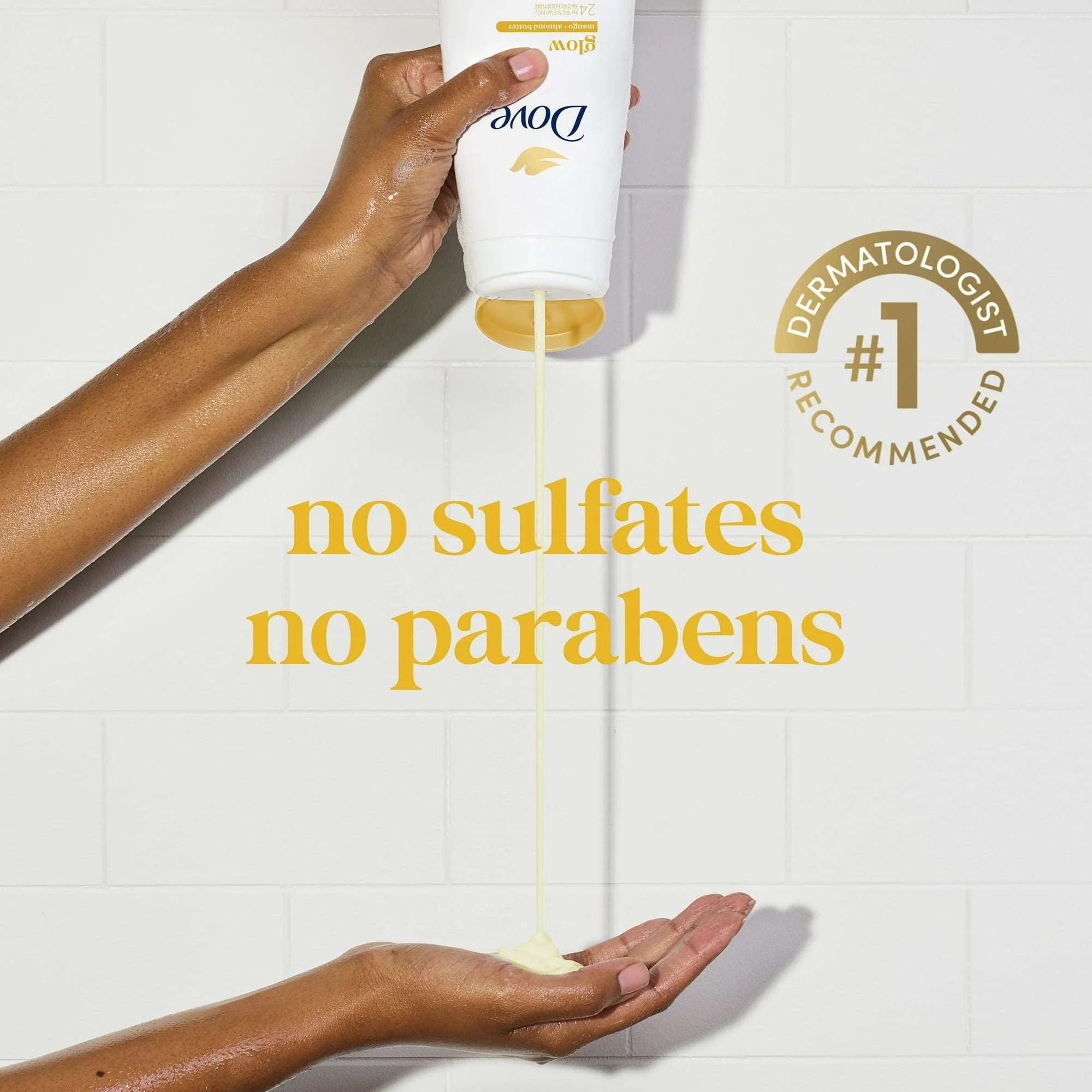 Dove Glowing Gentle Body Wash for Women Mango & Almond Butter, 20 oz - Image 9
