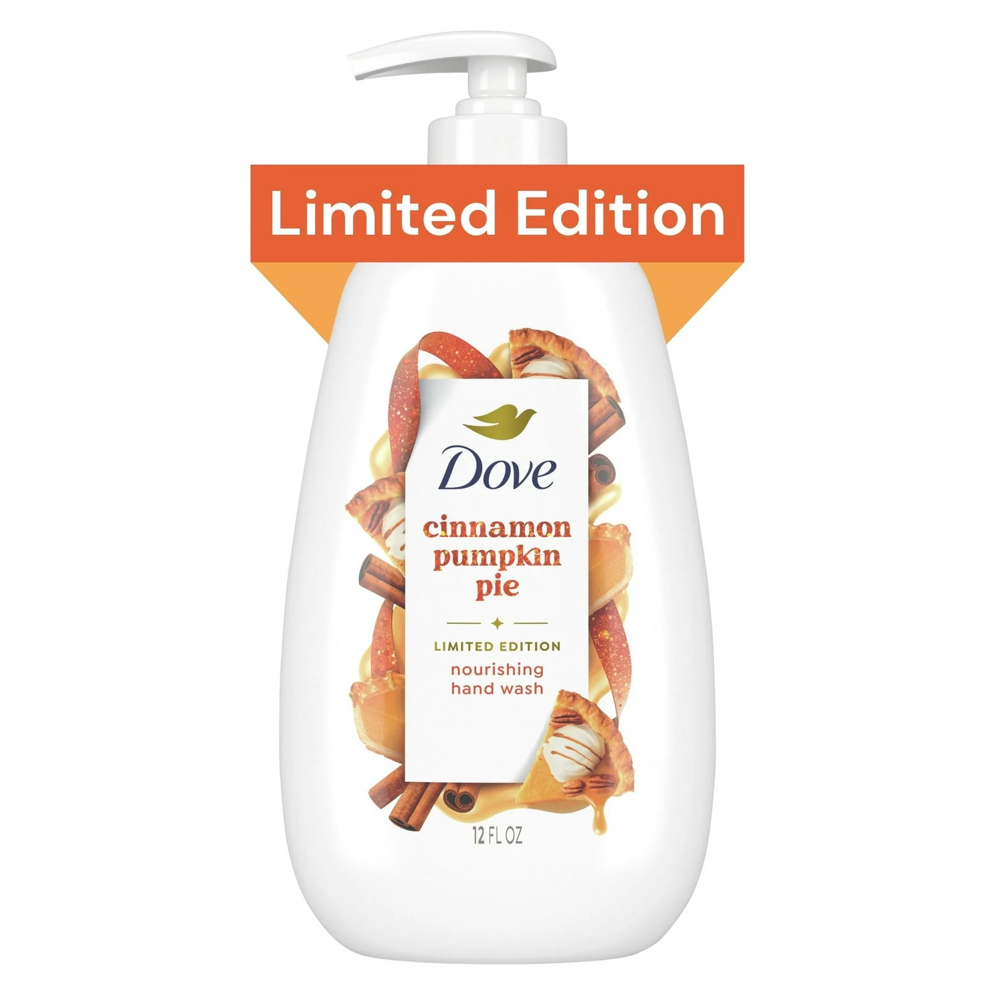 Dove Liquid Hand Wash Cinnamon Pumpkin Pie Holiday Treats Limited Edition, 12 fl oz - Image 12