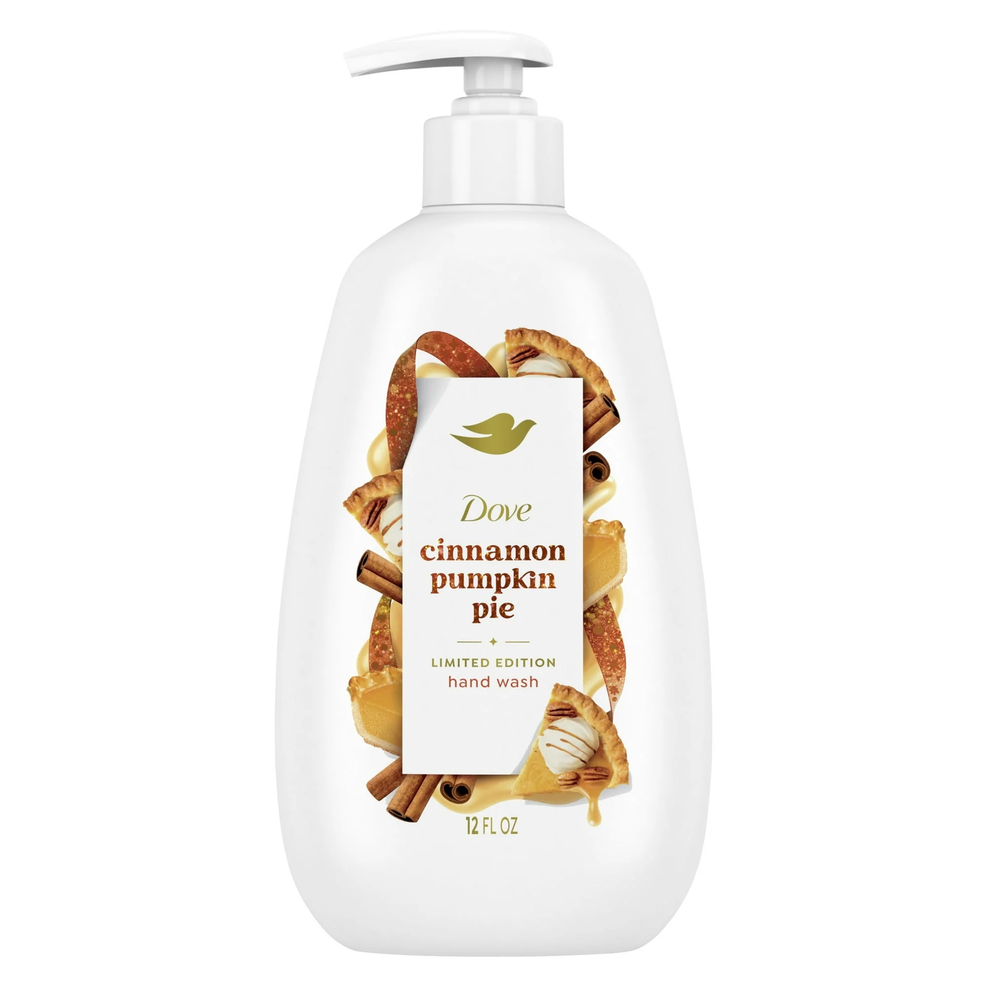Dove Liquid Hand Wash Cinnamon Pumpkin Pie Holiday Treats Limited Edition, 12 fl oz - Image 2
