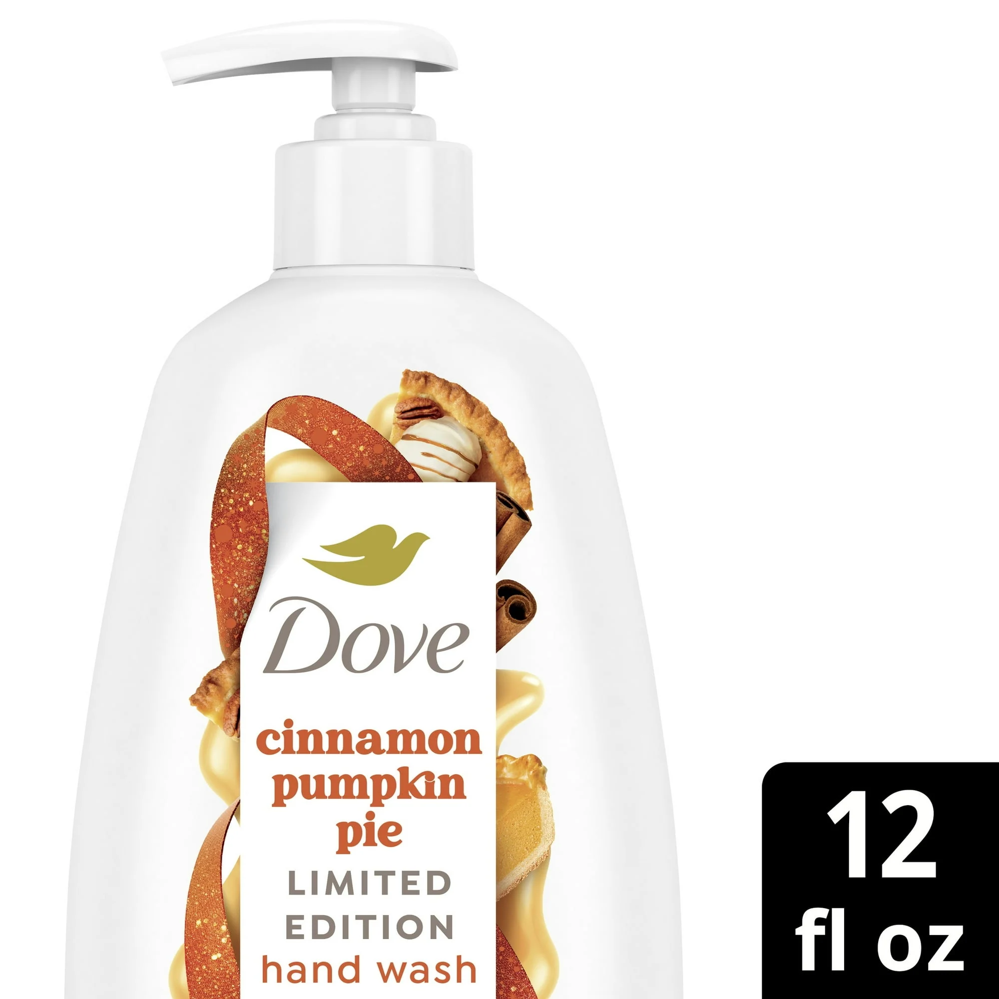 Dove Liquid Hand Wash Cinnamon Pumpkin Pie Holiday Treats Limited Edition, 12 fl oz - Image 4