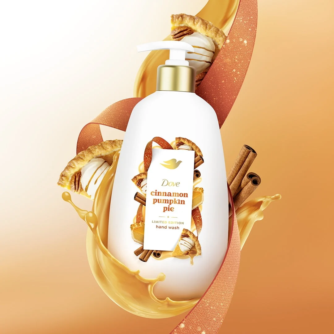 Dove Liquid Hand Wash Cinnamon Pumpkin Pie Holiday Treats Limited Edition, 12 fl oz - Image 7