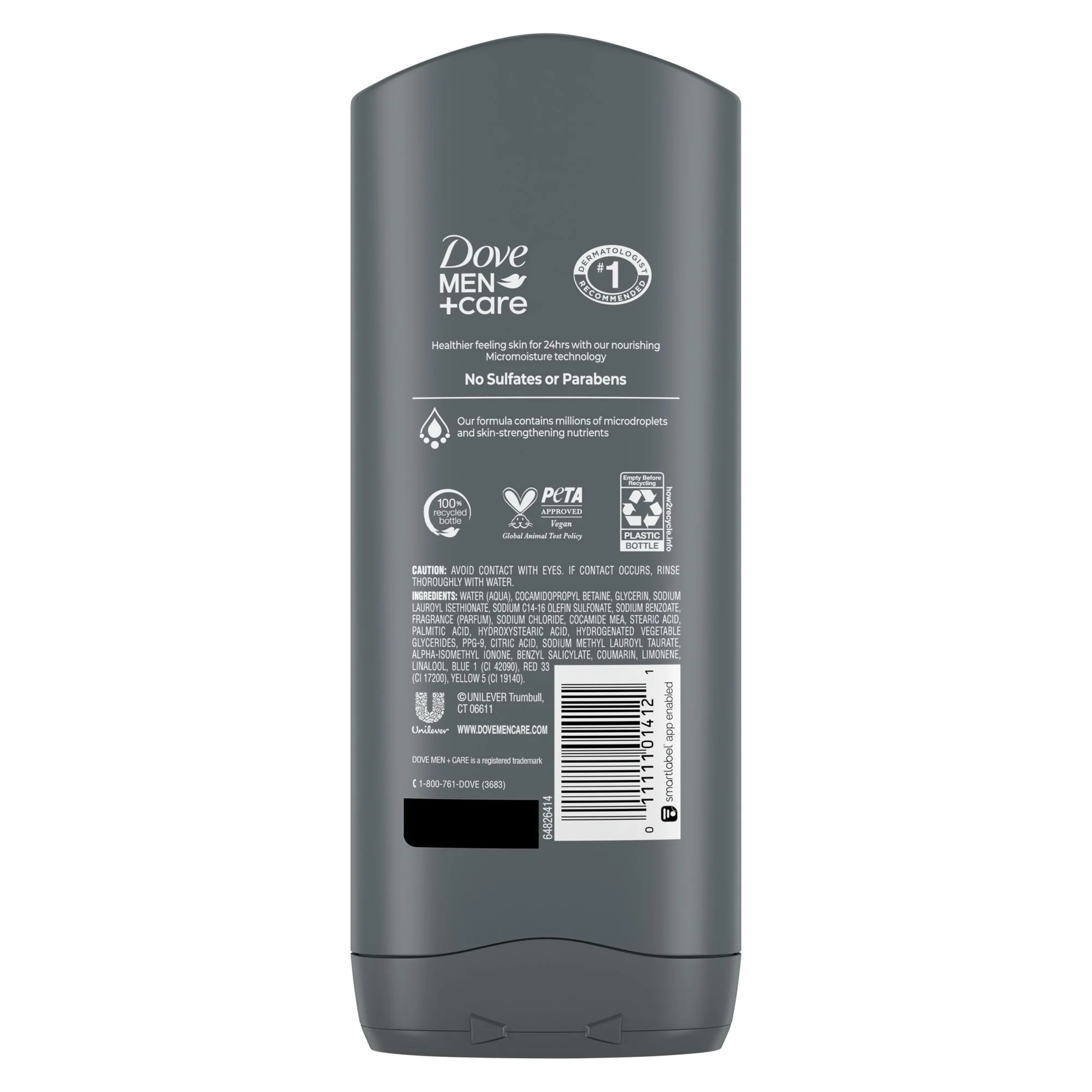 Dove Men+Care Daily Use Face & Body Wash for Men Clean Comfort All Skin, 13.5 oz - Image 8