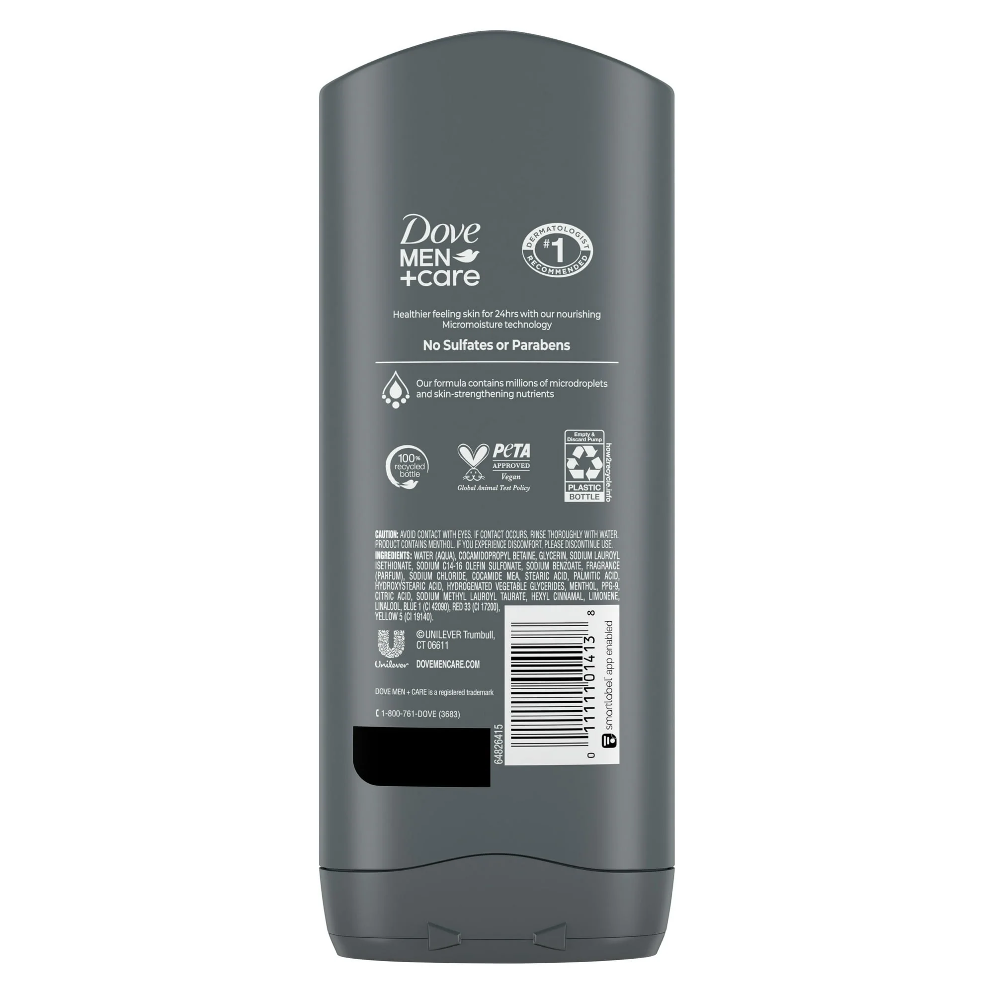 Dove Men+Care Refreshing Daily Use Face & Body Wash for Men All Skin Type, 13.5 oz - Image 7
