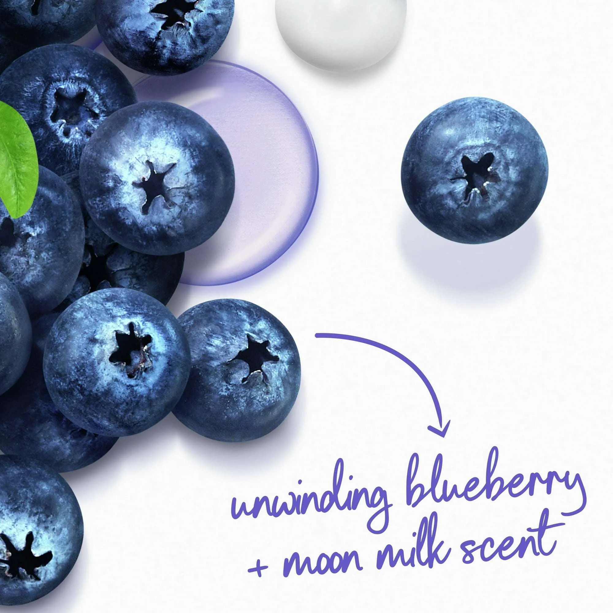 Dove Moisturizing Body Wash Unwind Blueberry & Moon Milk, 30.6 oz - Image 3