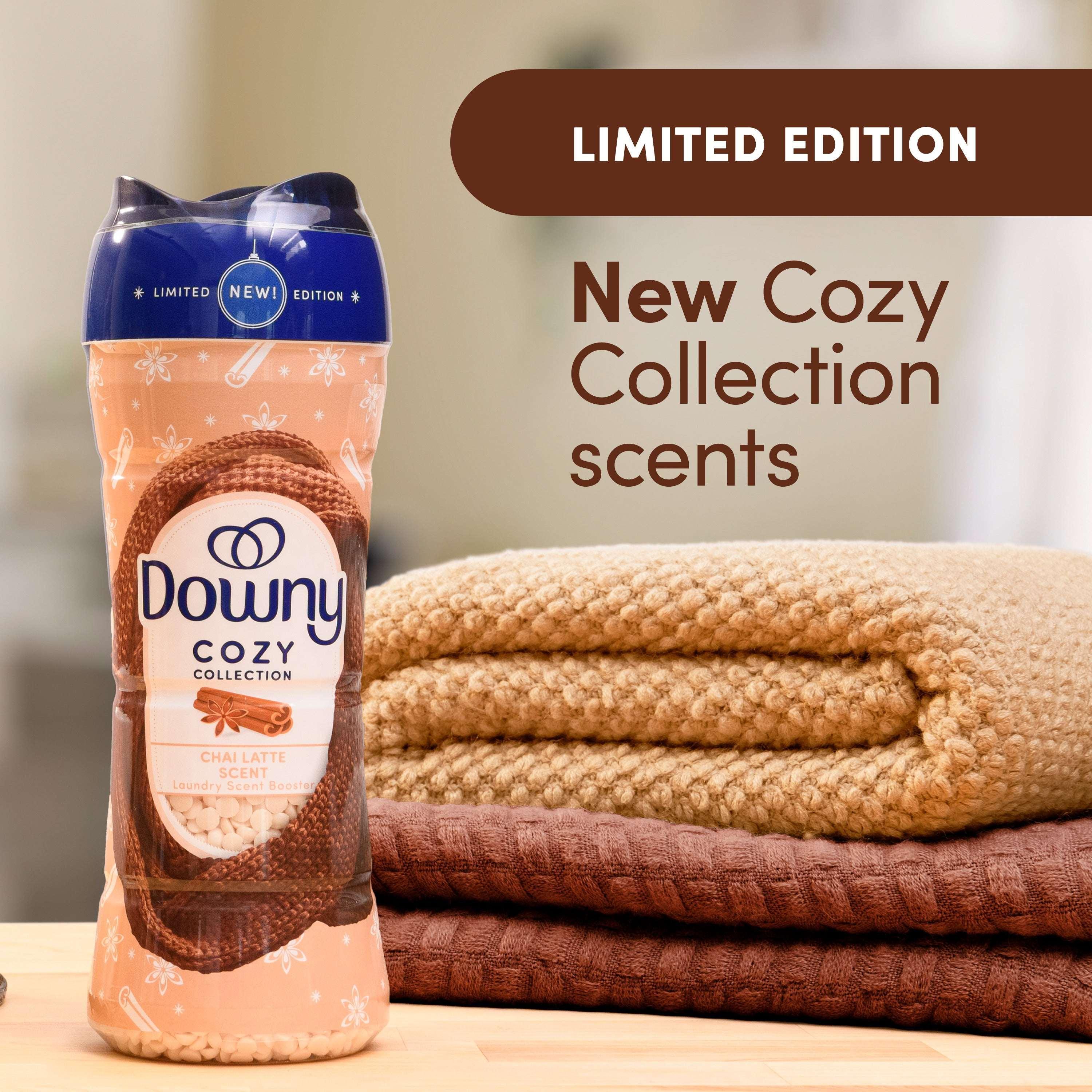 Downy Cozy Collection In-Wash Laundry Scent Booster Beads, Chai Latte Scent, 7.8 oz - Image 2