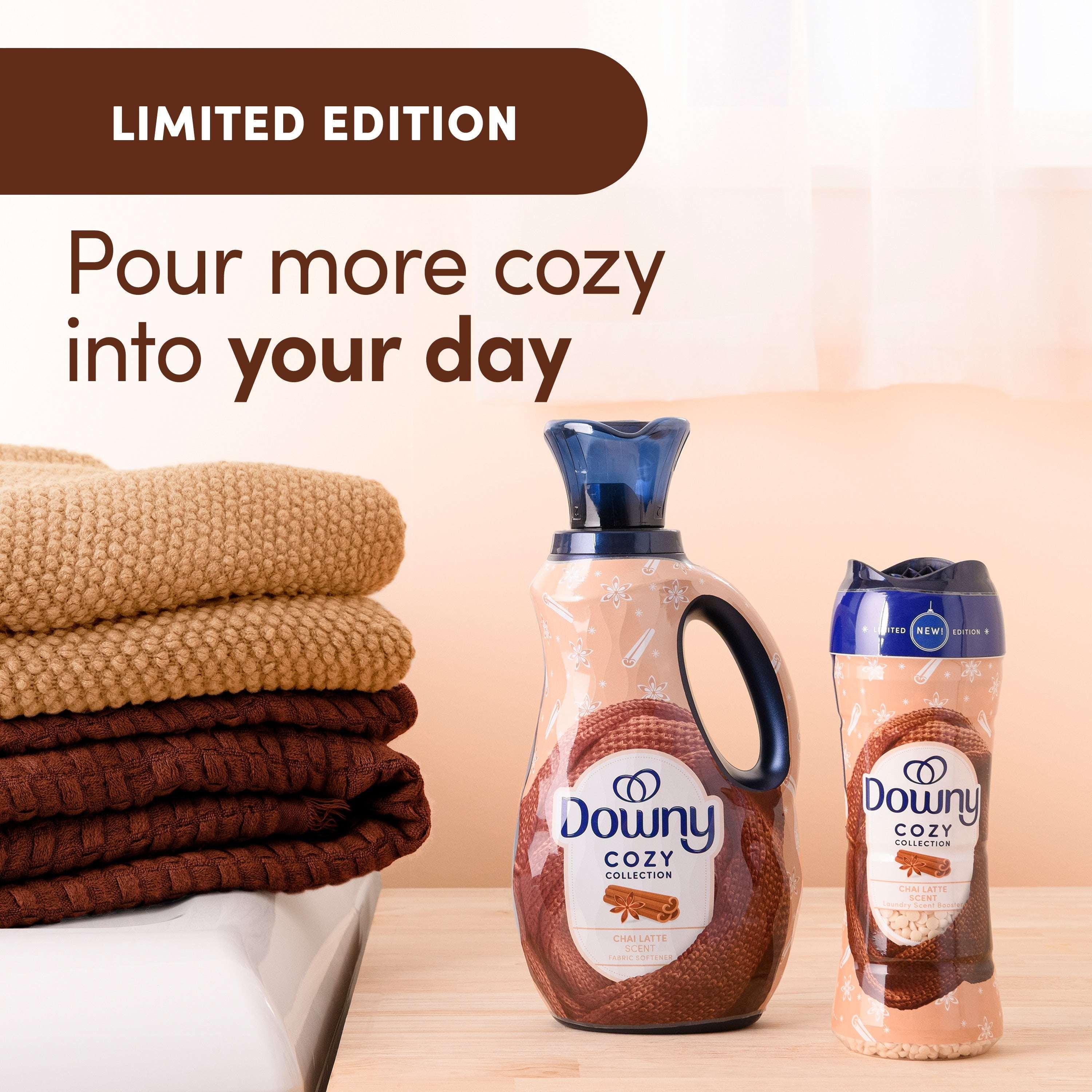 Downy Cozy Collection In-Wash Laundry Scent Booster Beads, Chai Latte Scent, 7.8 oz - Image 8