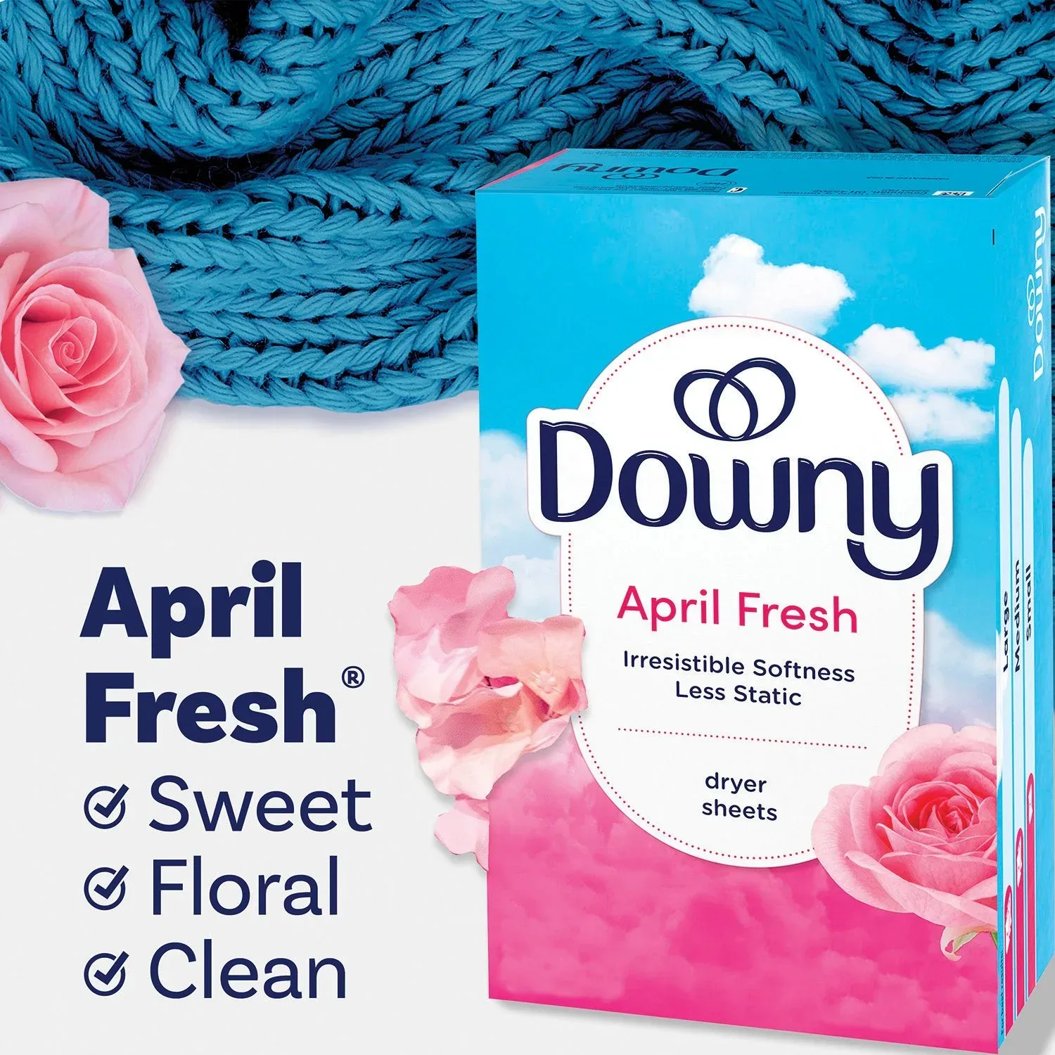 Downy Fabric Softener Dryer Sheets, April Fresh, 320 ct. - Image 5