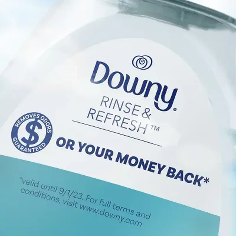 Downy Rinse & Refresh Laundry Odor Remover and Fabric Softener, Cool Cotton, (3 Pk., 76.5 Fl. Oz.) - Image 8