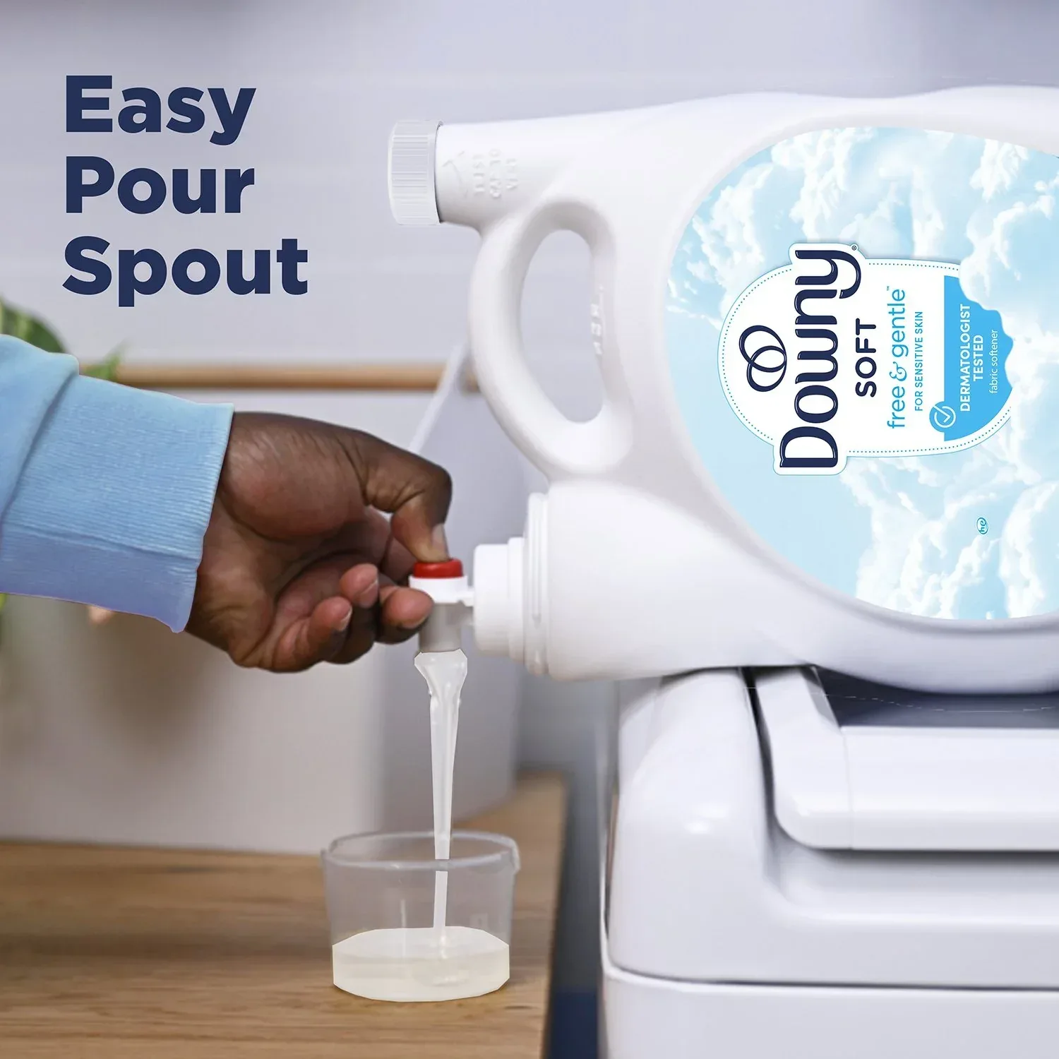 Downy Soft Free & Gentle Liquid Fabric Softener, 257 loads, 150 fl. oz. - Image 3