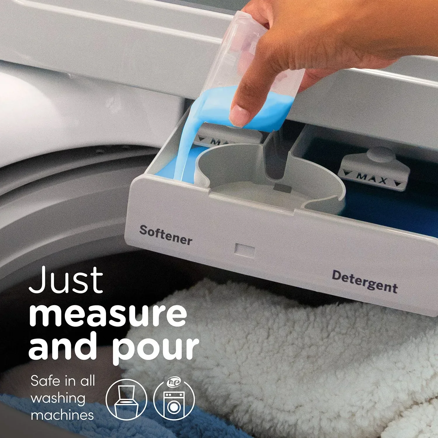 Downy Soft & Fresh Liquid Fabric Softener, April Fresh, 257 loads, 150 fl. oz. - Image 3